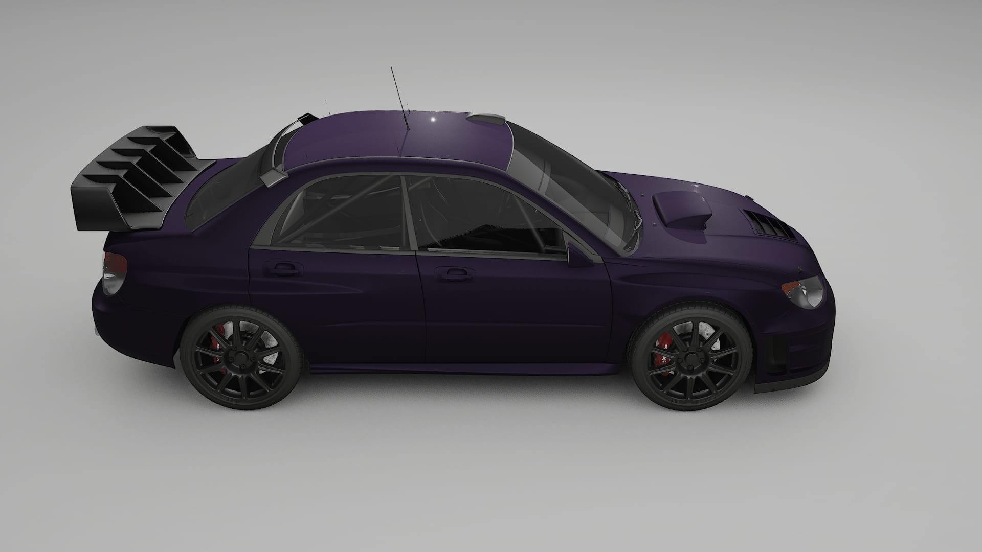 Subaru Impreza WRC GD TPU Paint Protection Film | VIOLET Color Change PPF Full Pre-Cut Kit