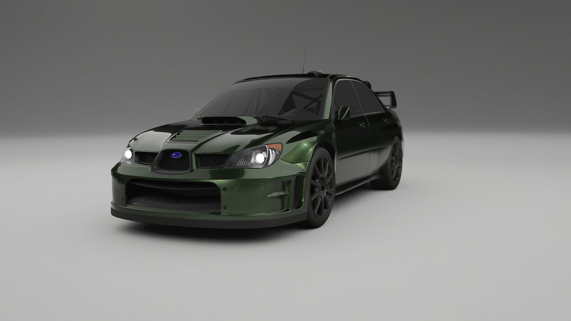 Subaru Impreza WRC GD TPU Paint Protection Film | LAGOON Color Change PPF Full Pre-Cut Kit