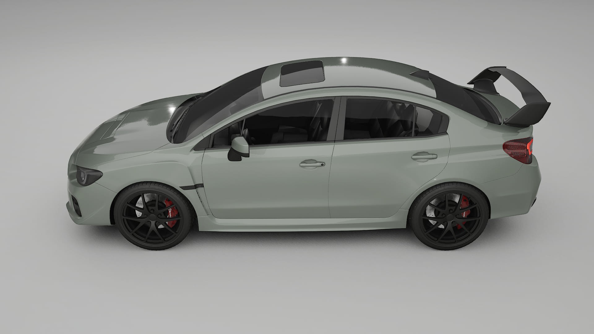Subaru Impreza WRX Sti VA prefacelift pre-LCI TPU Paint Protection Film | SLATE Color Change PPF Full Pre-Cut Kit