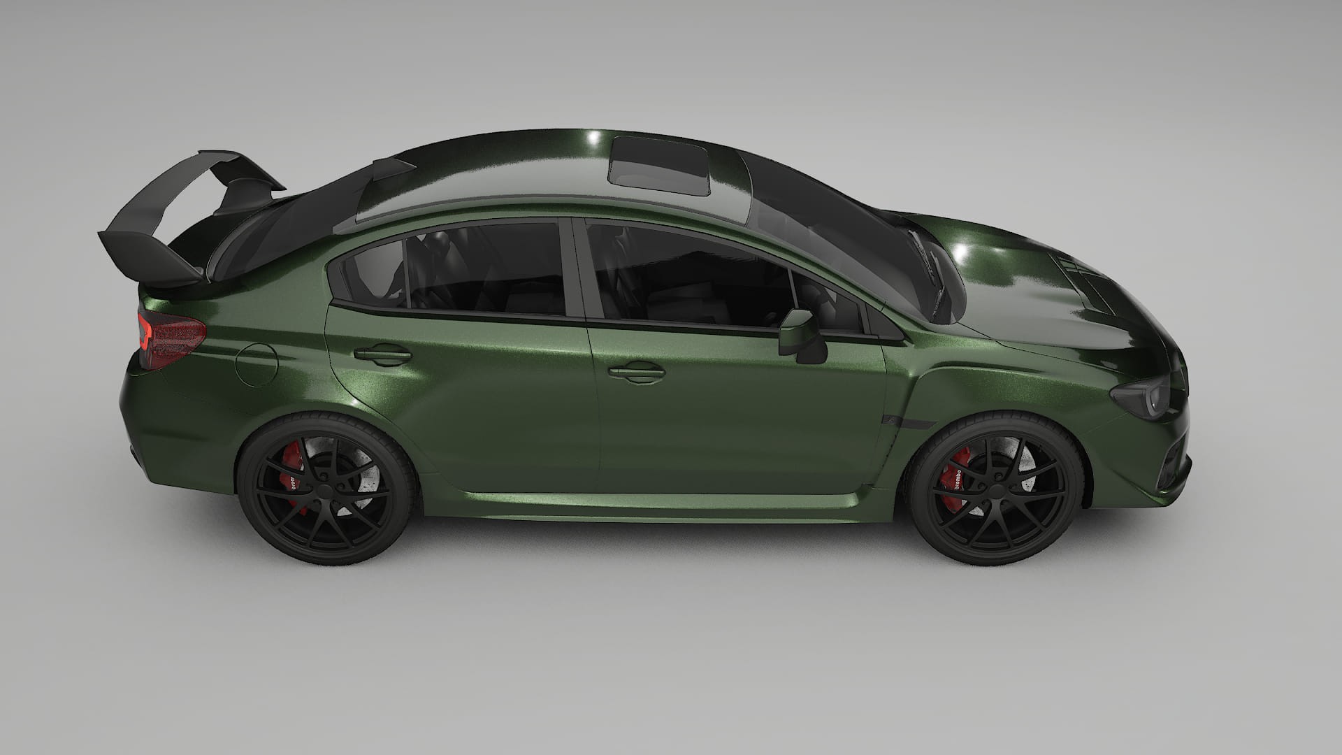 Subaru Impreza WRX Sti VA prefacelift pre-LCI TPU Paint Protection Film | LAGOON Color Change PPF Full Pre-Cut Kit
