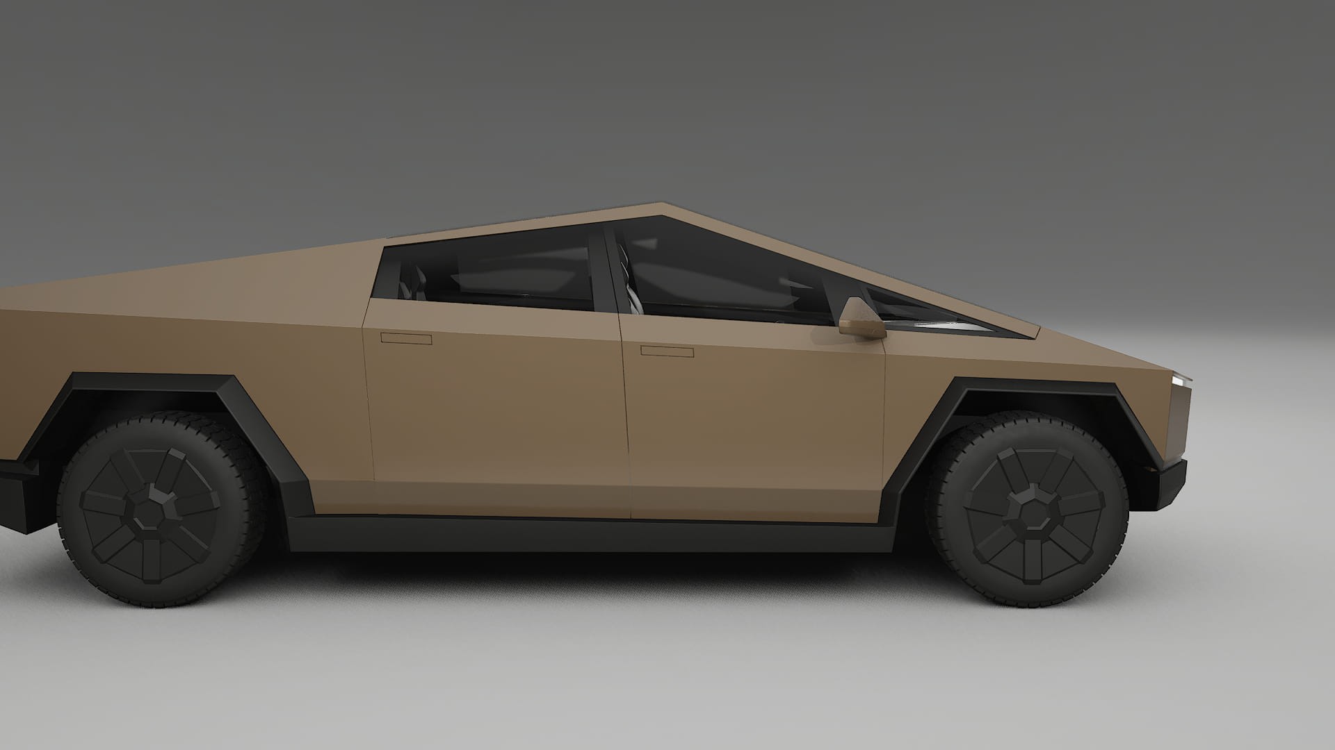 Tesla Cybertruck TPU Paint Protection Film | SAHARA Color Change PPF Full Pre-Cut Kit