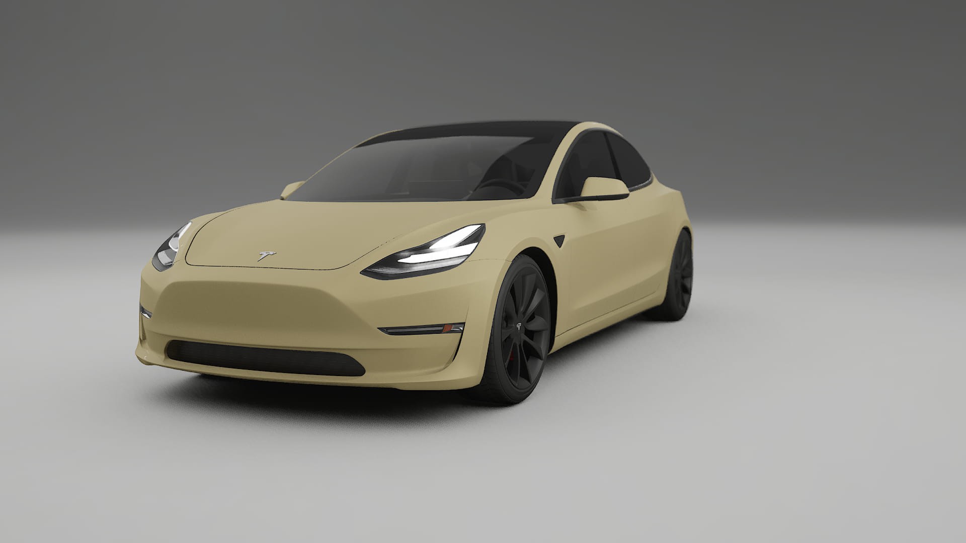 Tesla Model3 TPU Paint Protection Film | SAND Color Change PPF Full Pre-Cut Kit