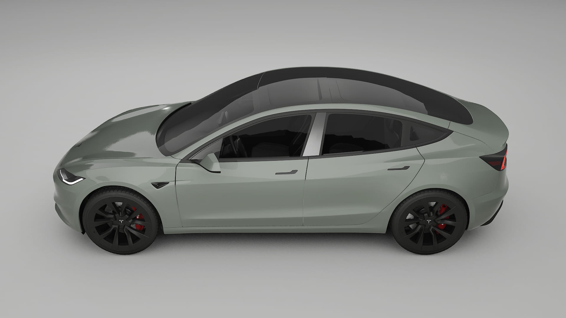 Tesla Model3 Highland TPU Paint Protection Film | SLATE Color Change PPF Full Pre-Cut Kit