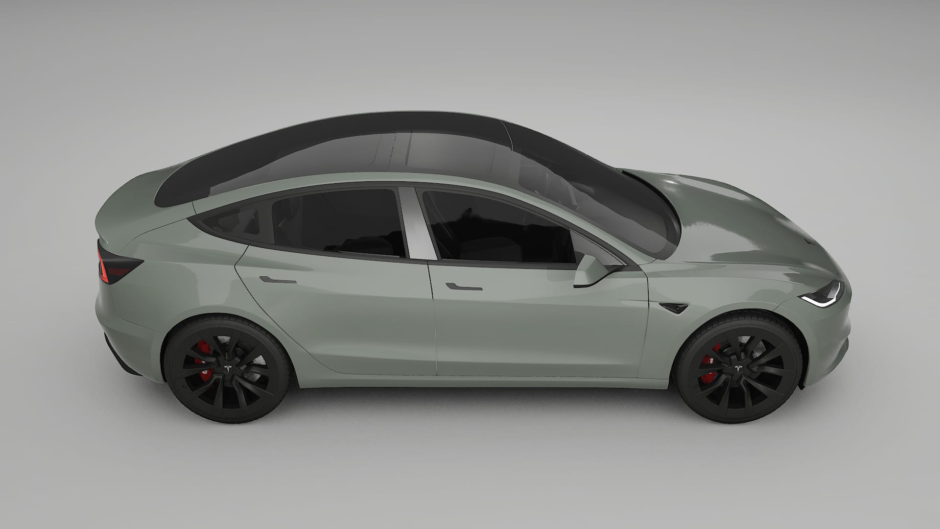 Tesla Model3 Highland TPU Paint Protection Film | SLATE Color Change PPF Full Pre-Cut Kit