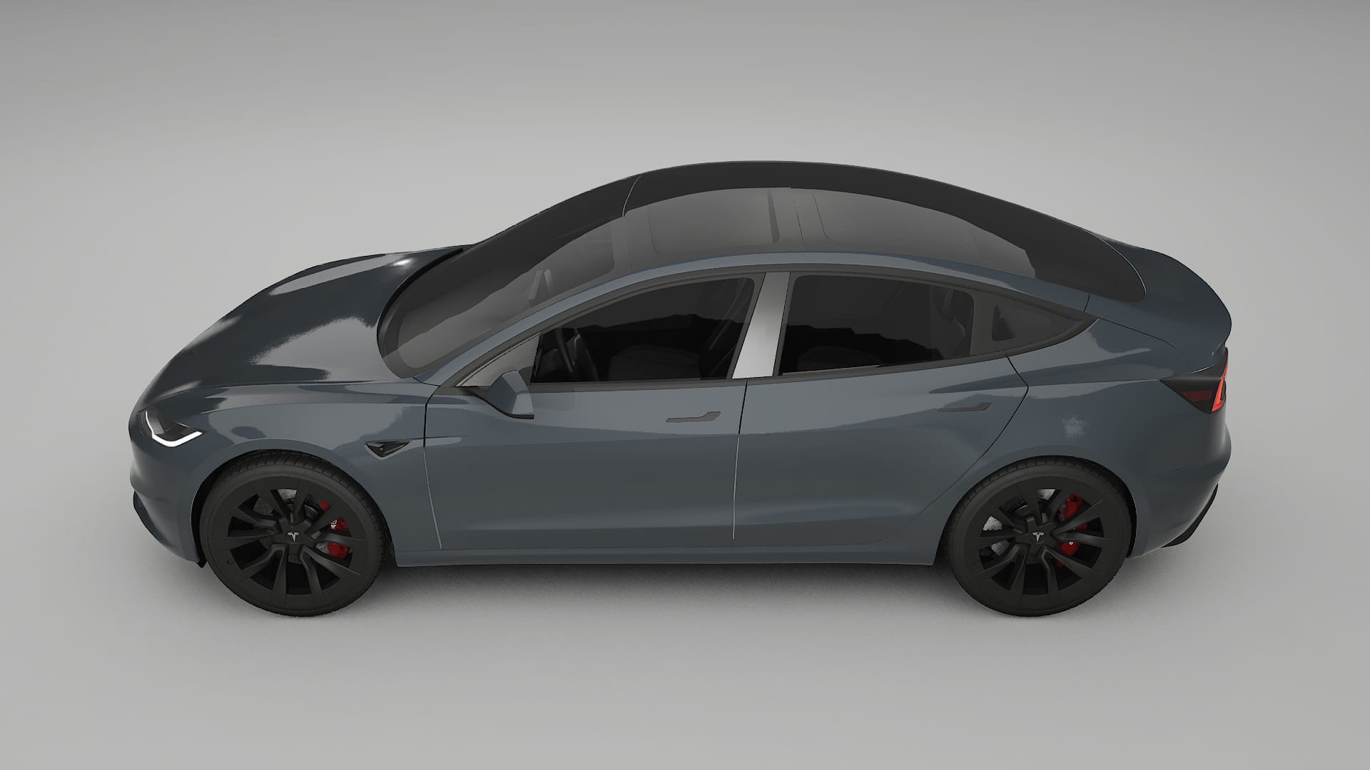 Tesla Model3 Highland TPU Paint Protection Film | GRANITE Color Change PPF Full Pre-Cut Kit