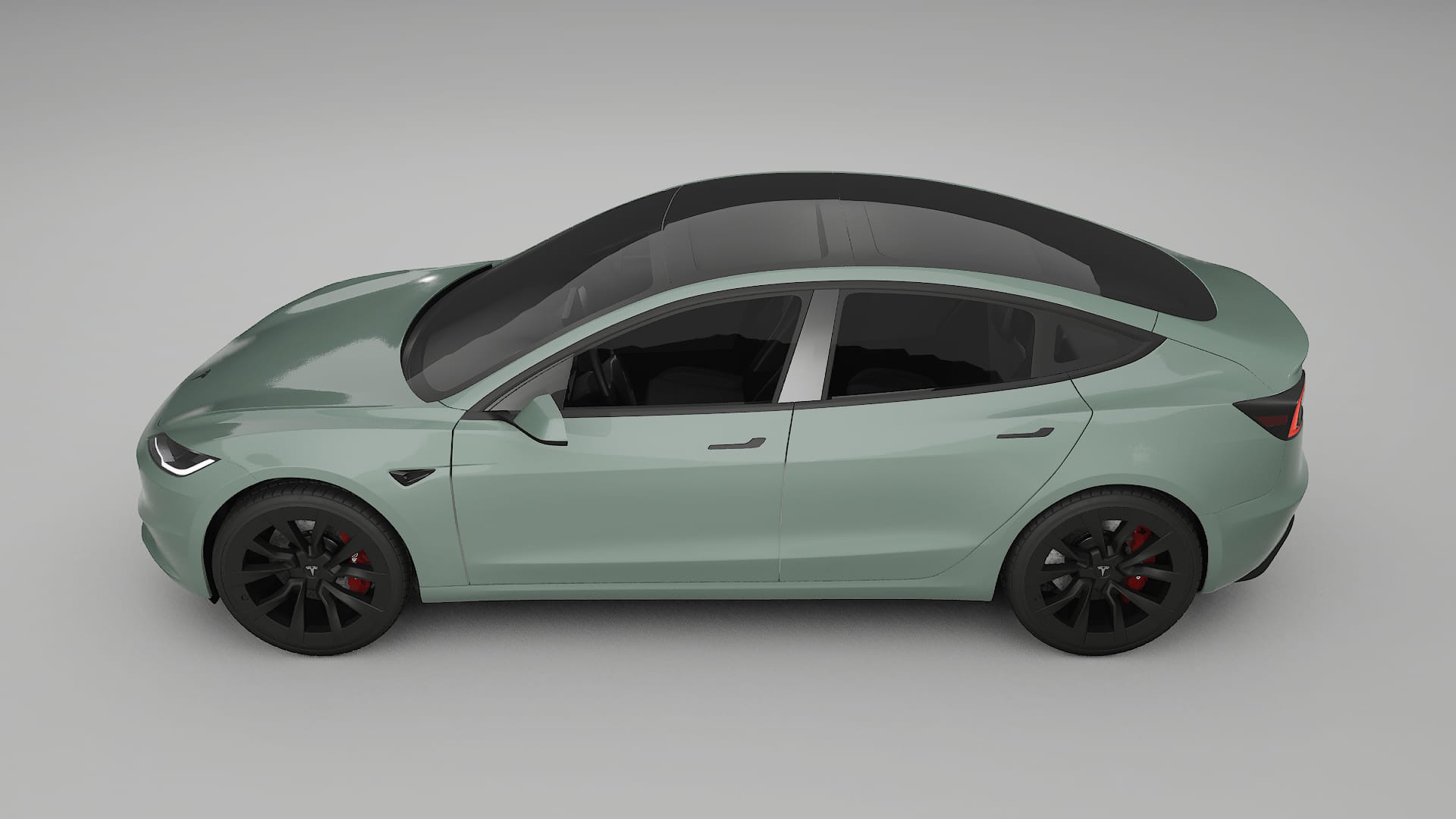 Tesla Model3 Highland TPU Paint Protection Film | CINDER Color Change PPF Full Pre-Cut Kit