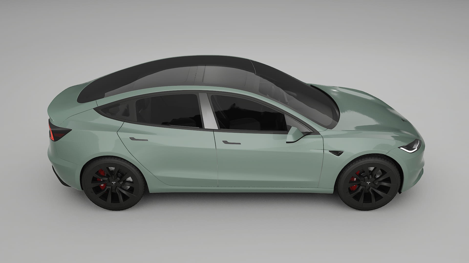 Tesla Model3 Highland TPU Paint Protection Film | CINDER Color Change PPF Full Pre-Cut Kit