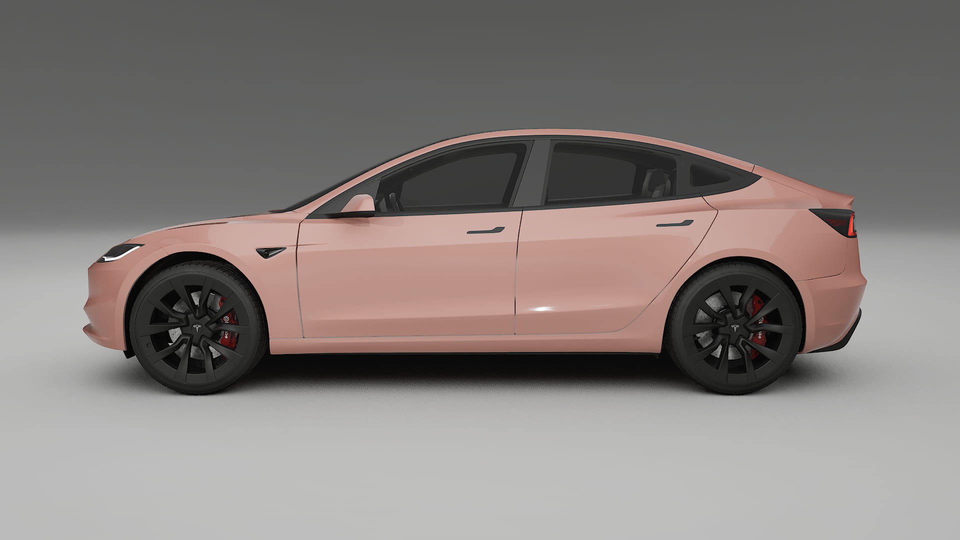 Tesla Model3 Highland TPU Paint Protection Film | BLUSH Color Change PPF Full Pre-Cut Kit