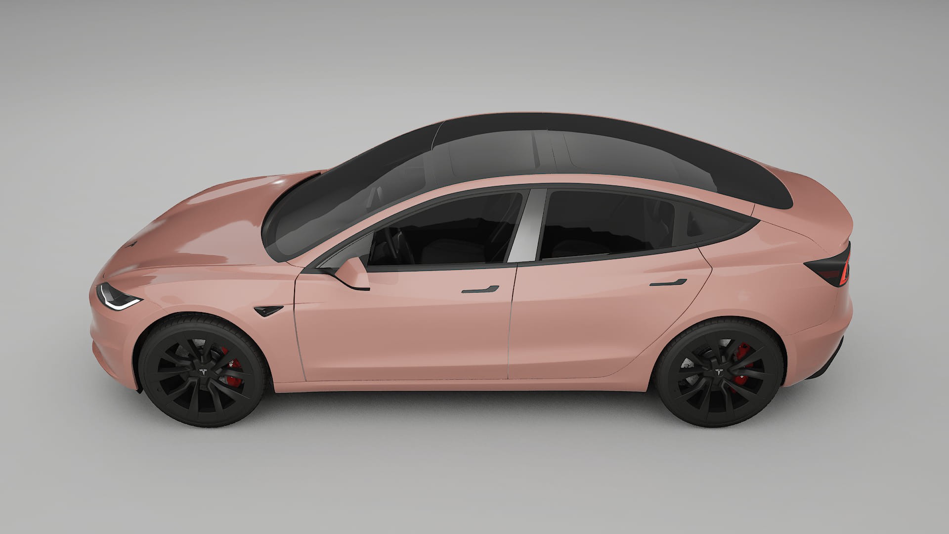 Tesla Model3 Highland TPU Paint Protection Film | BLUSH Color Change PPF Full Pre-Cut Kit