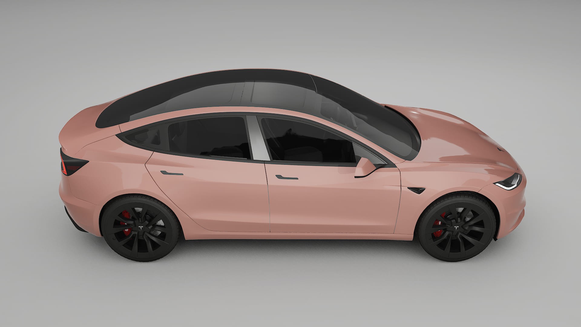 Tesla Model3 Highland TPU Paint Protection Film | BLUSH Color Change PPF Full Pre-Cut Kit
