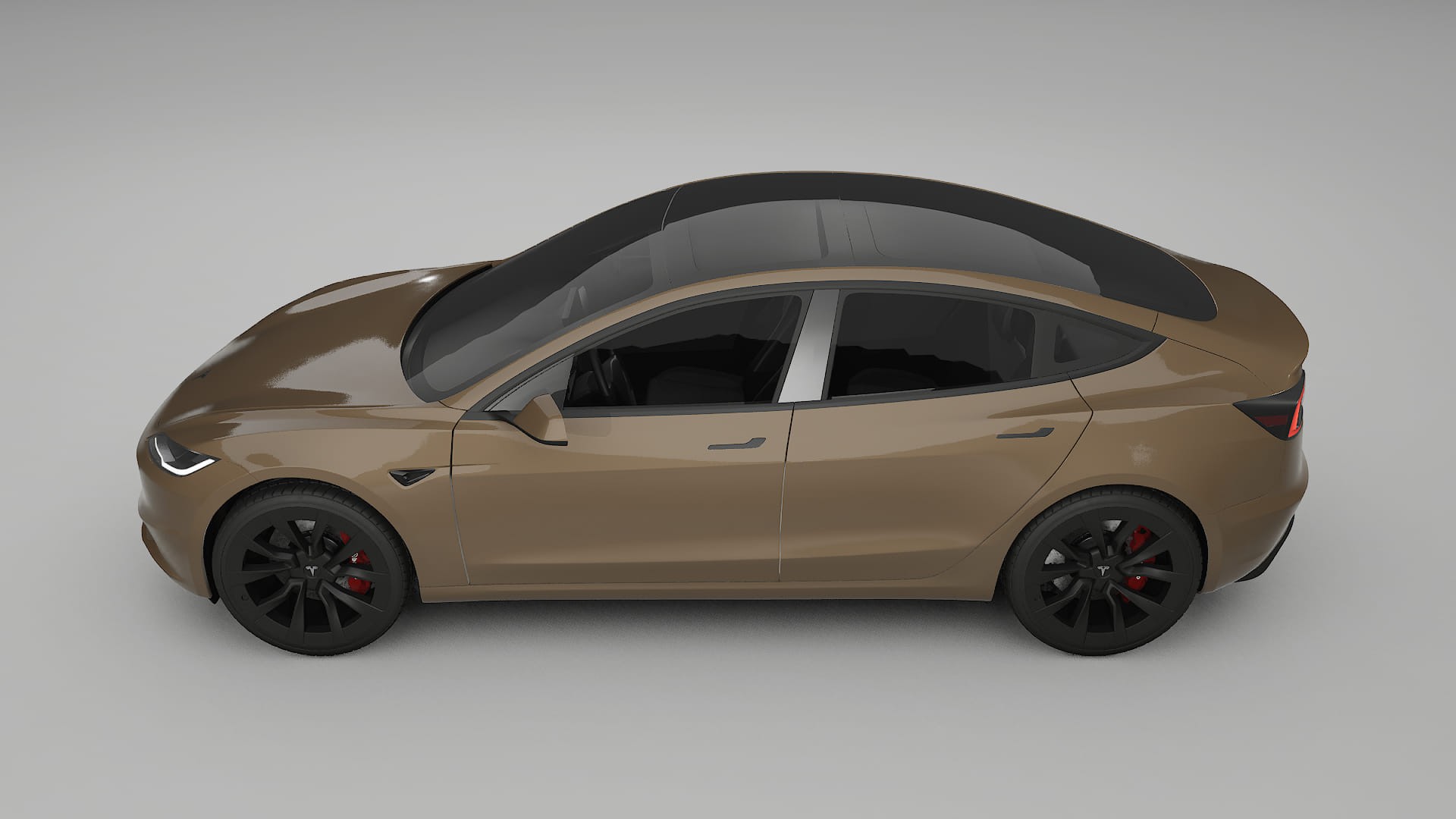 Tesla Model3 Highland TPU Paint Protection Film | SAHARA Color Change PPF Full Pre-Cut Kit