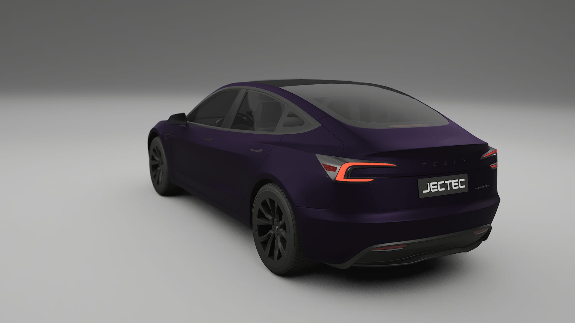 Tesla Model3 Highland TPU Paint Protection Film | VIOLET Color Change PPF Full Pre-Cut Kit