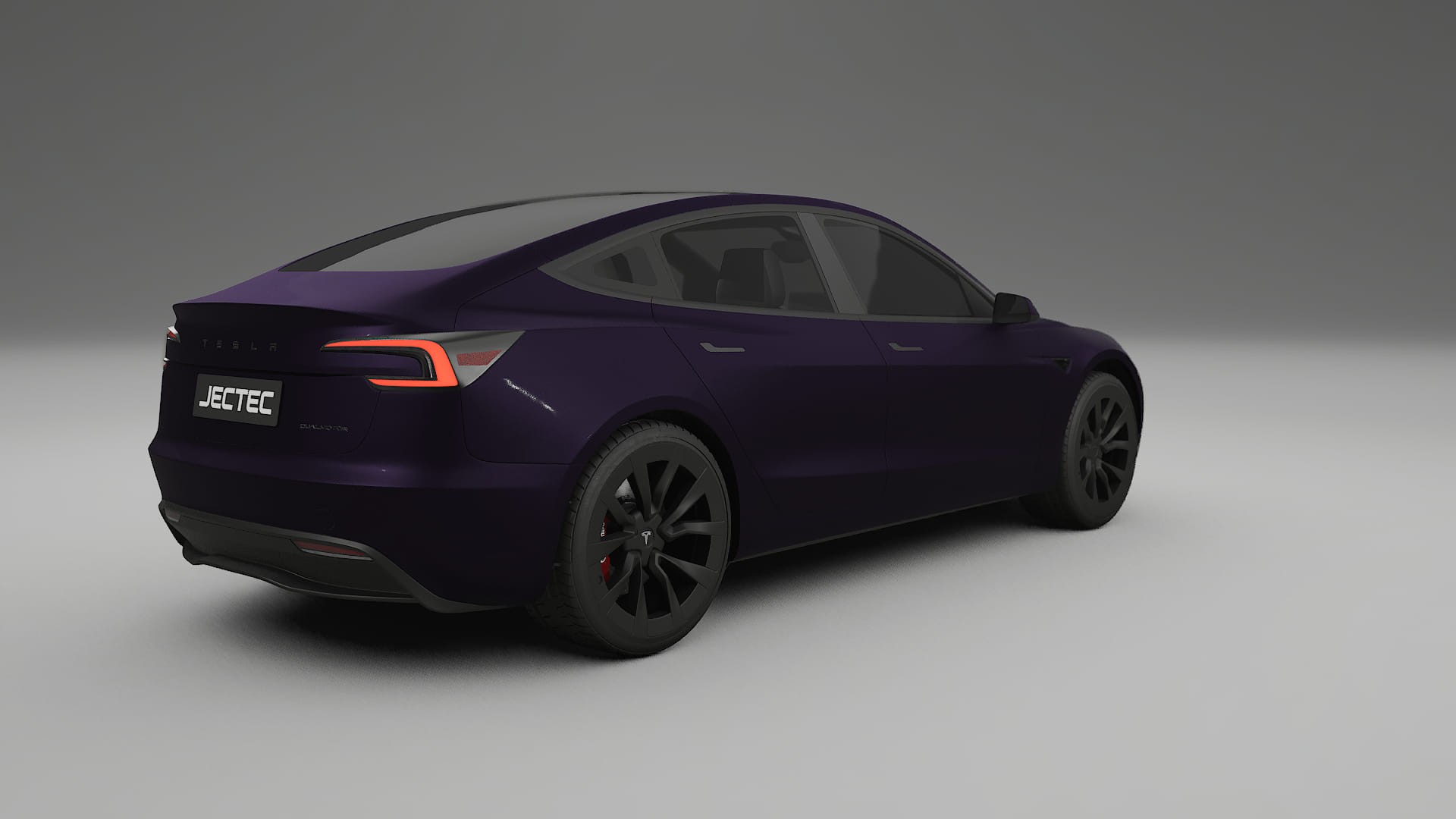 Tesla Model3 Highland TPU Paint Protection Film | VIOLET Color Change PPF Full Pre-Cut Kit