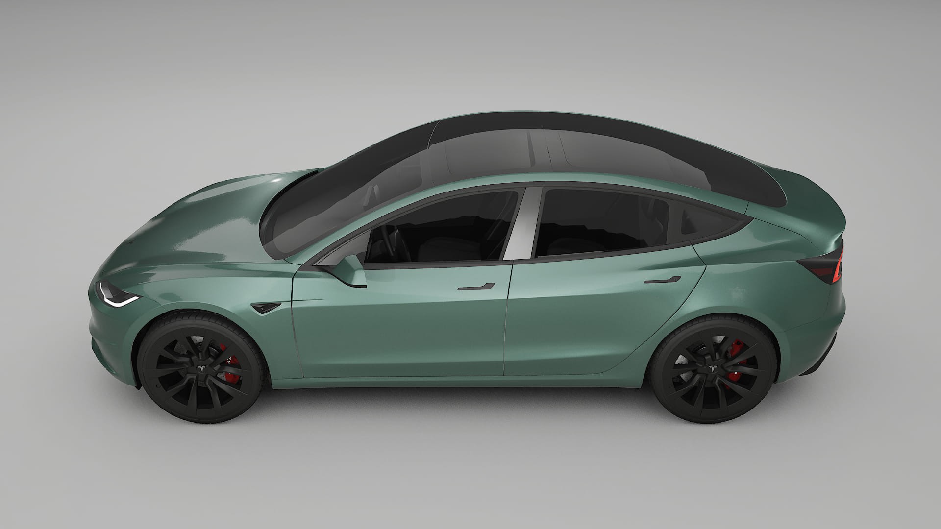 Tesla Model3 Highland TPU Paint Protection Film | EVERGREEN Color Change PPF Full Pre-Cut Kit