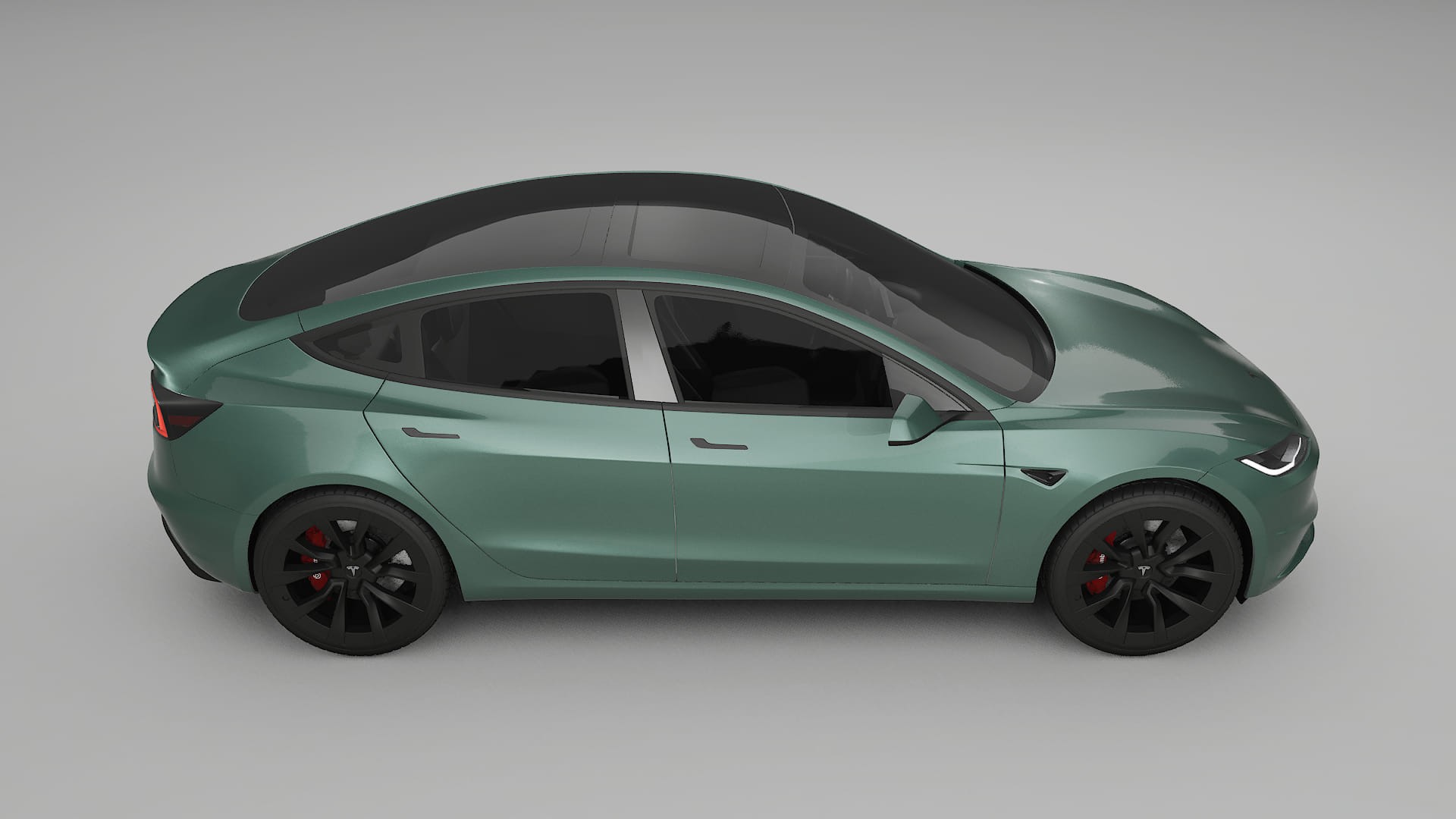 Tesla Model3 Highland TPU Paint Protection Film | EVERGREEN Color Change PPF Full Pre-Cut Kit