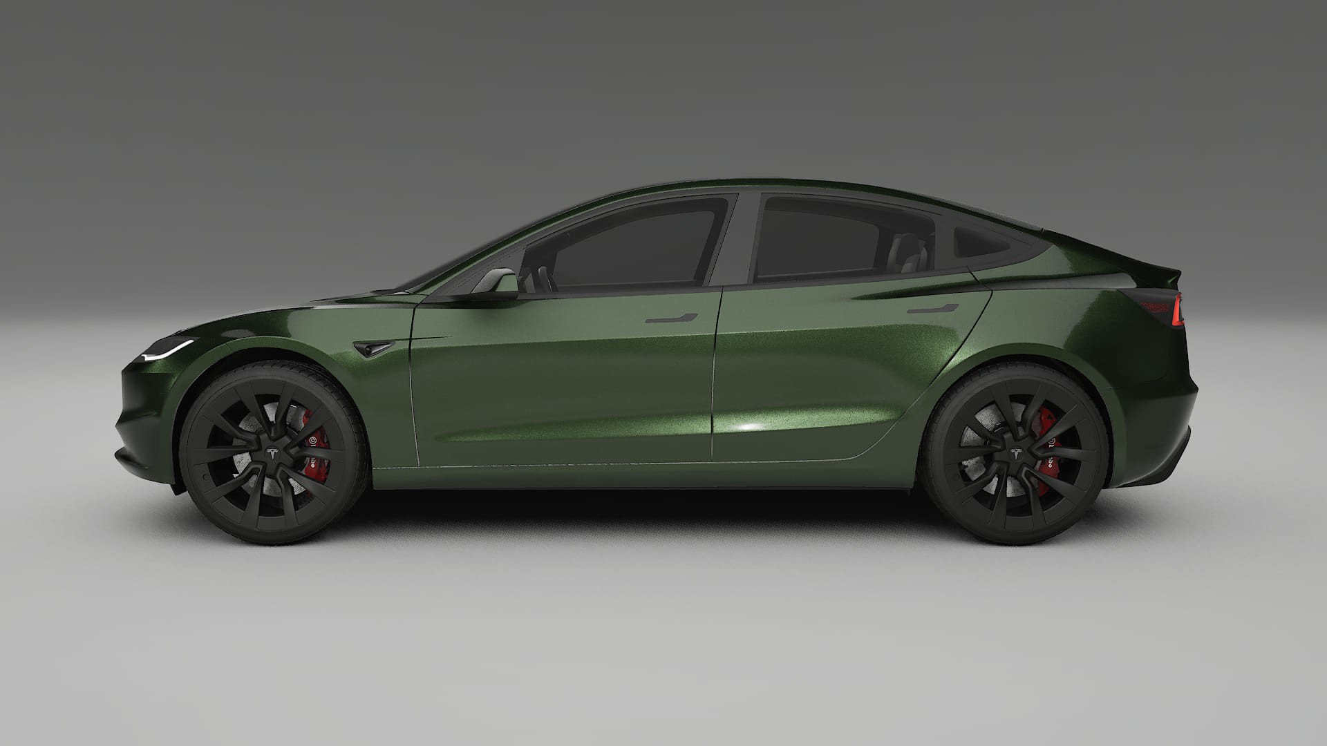 Tesla Model3 Highland TPU Paint Protection Film | LAGOON Color Change PPF Full Pre-Cut Kit