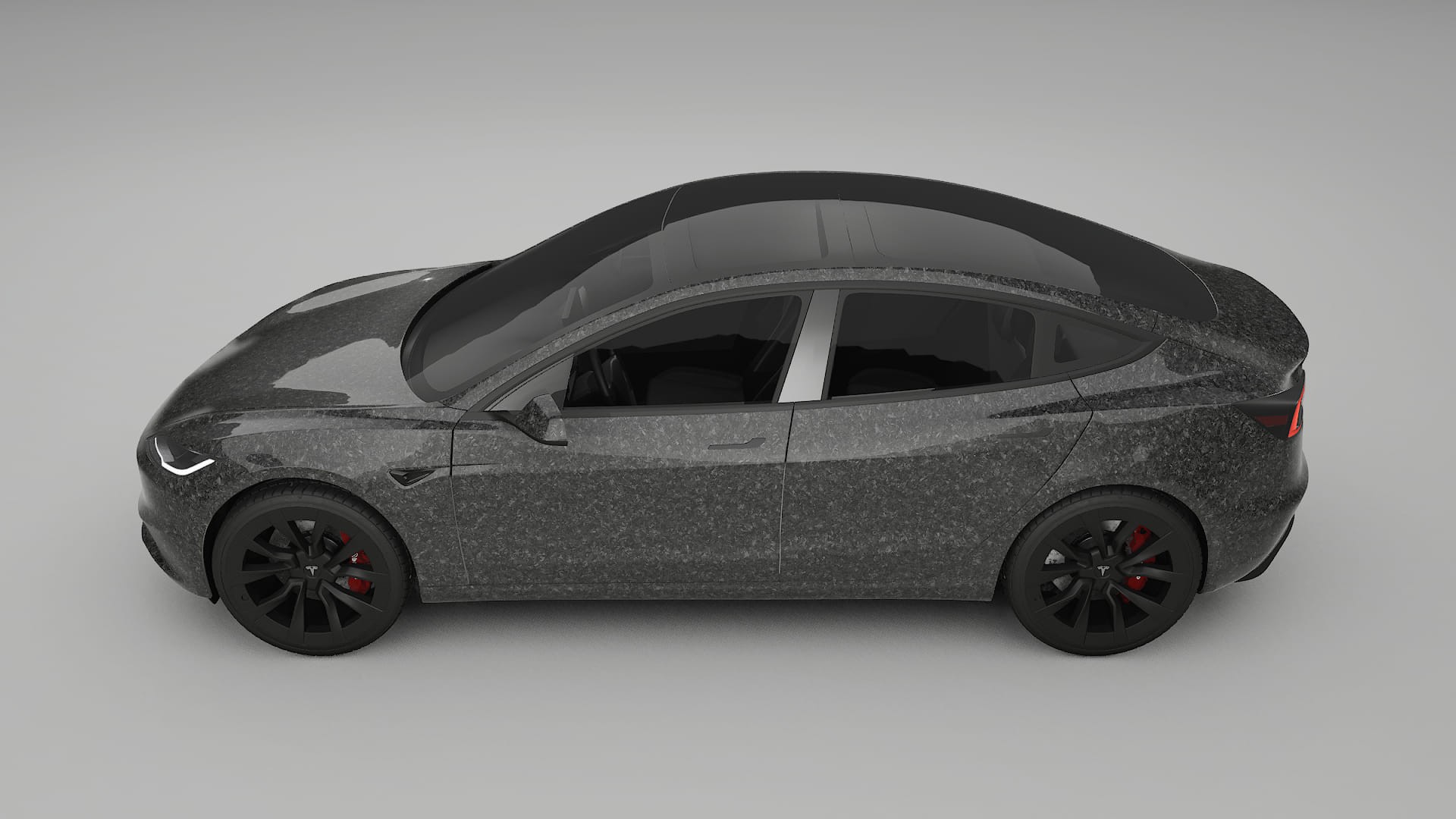 Tesla Model3 Highland TPU Paint Protection Film | FORGED S Color Change PPF Full Pre-Cut Kit