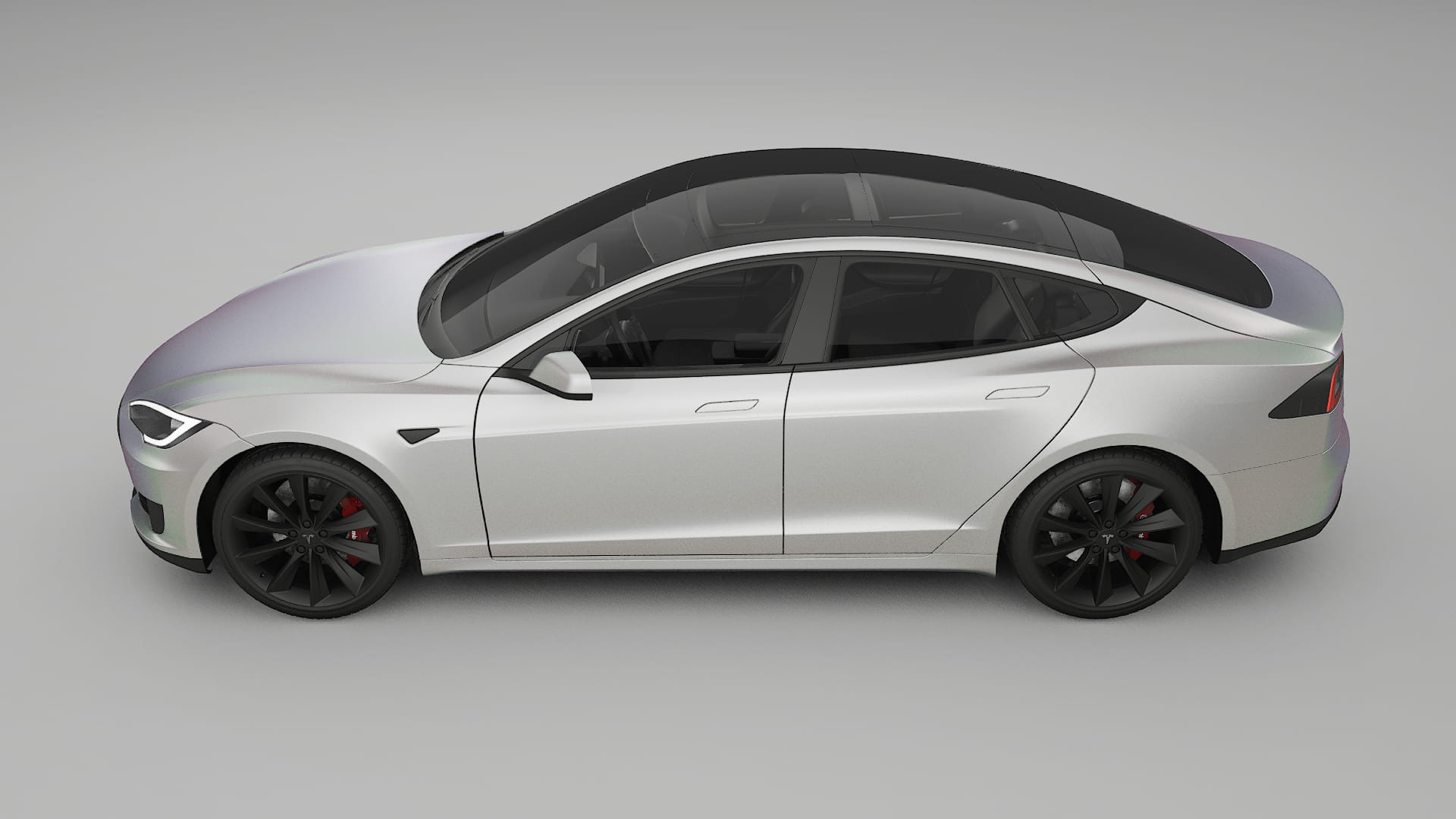 Tesla Model-S TPU Paint Protection Film | NEBULA Color Change PPF Full Pre-Cut Kit
