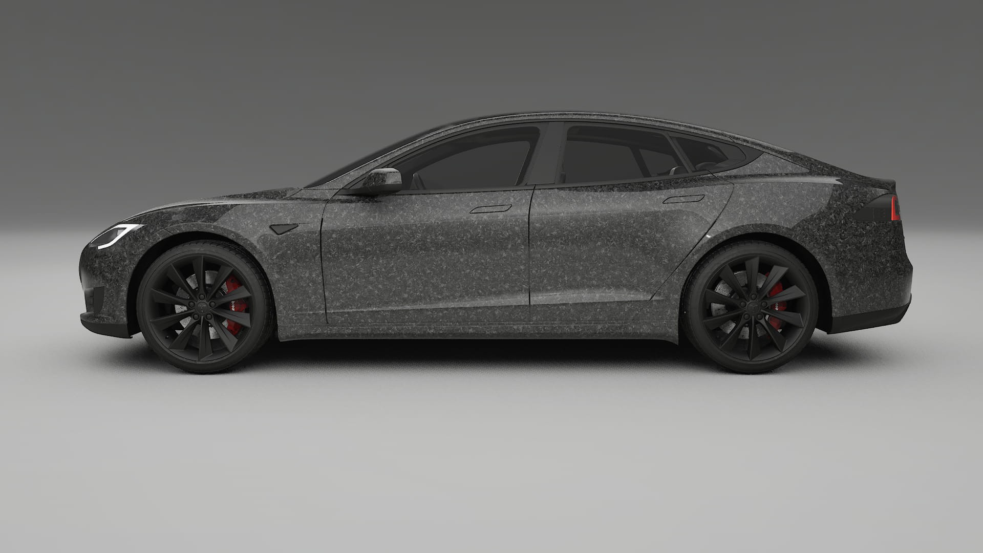 Tesla Model-S TPU Paint Protection Film | FORGED S Color Change PPF Full Pre-Cut Kit