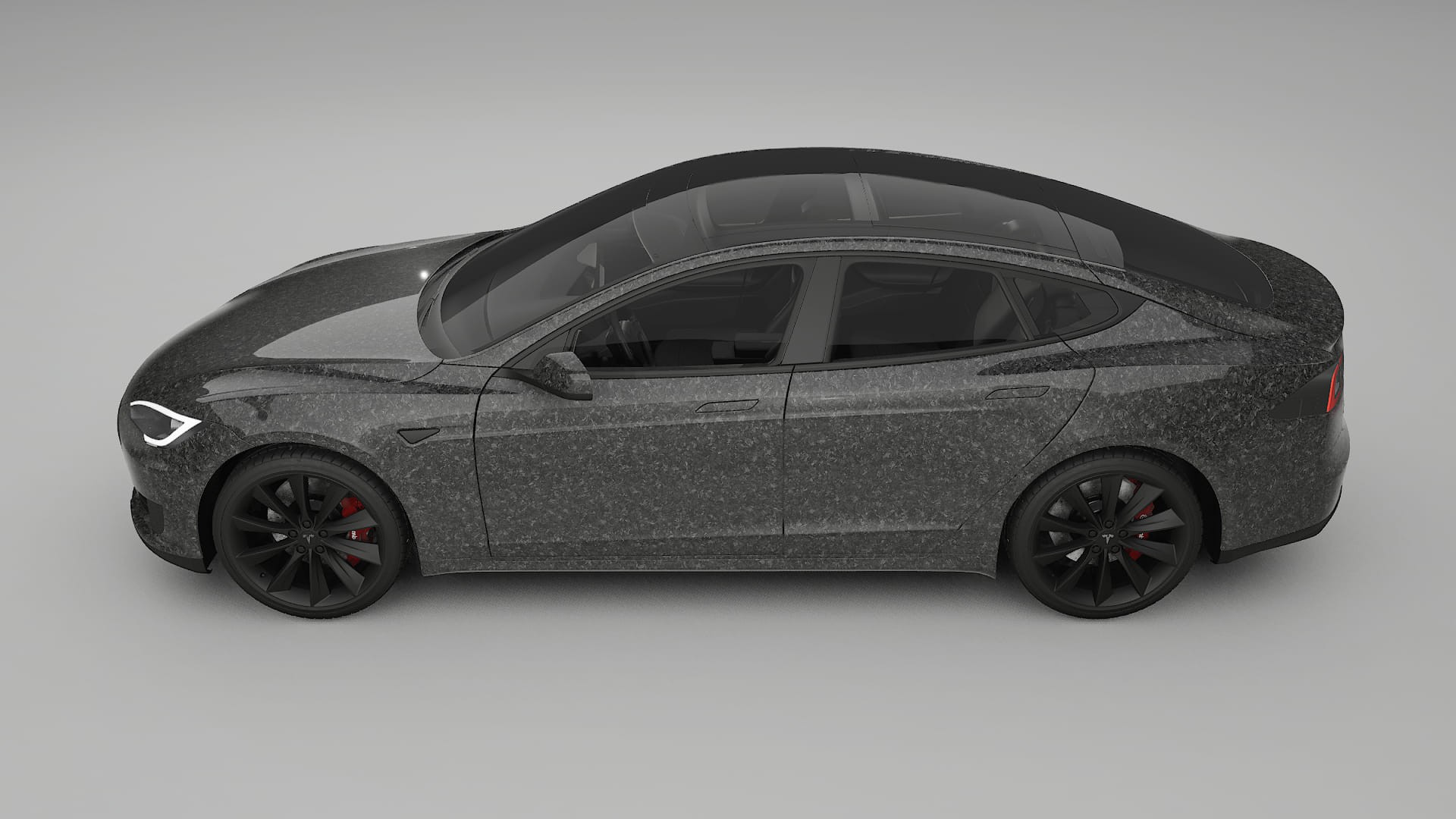 Tesla Model-S TPU Paint Protection Film | FORGED S Color Change PPF Full Pre-Cut Kit