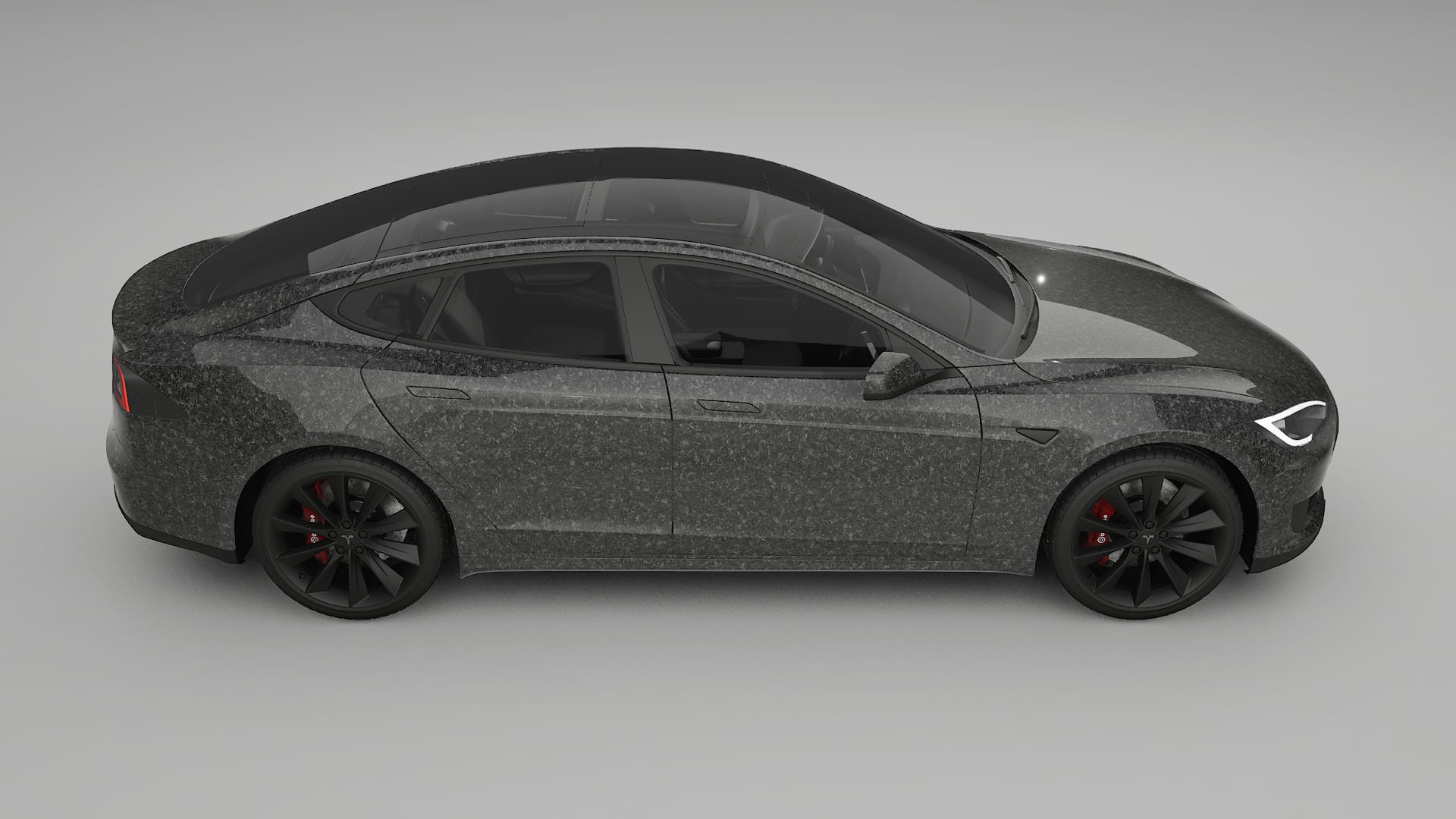 Tesla Model-S TPU Paint Protection Film | FORGED S Color Change PPF Full Pre-Cut Kit