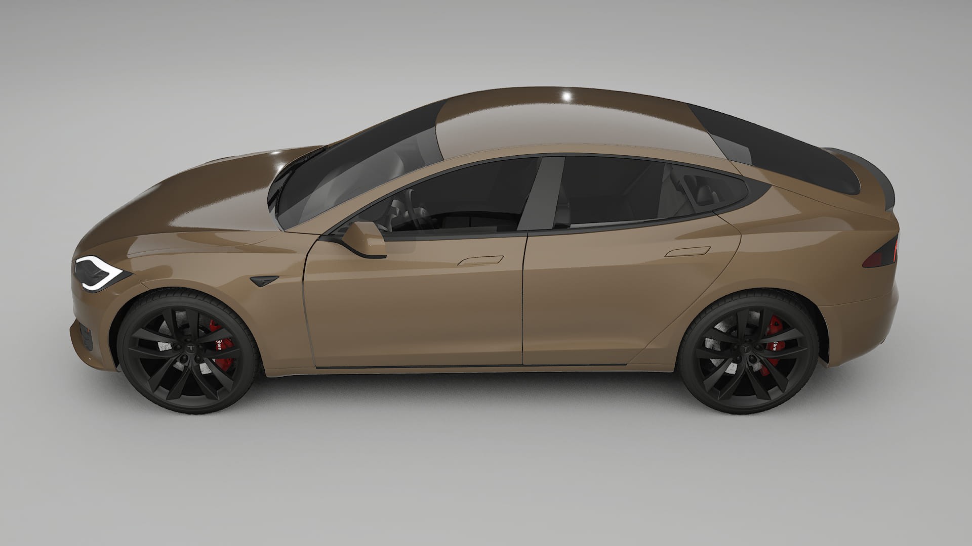 Tesla Model-S Refresh TPU Paint Protection Film | SAHARA Color Change PPF Full Pre-Cut Kit