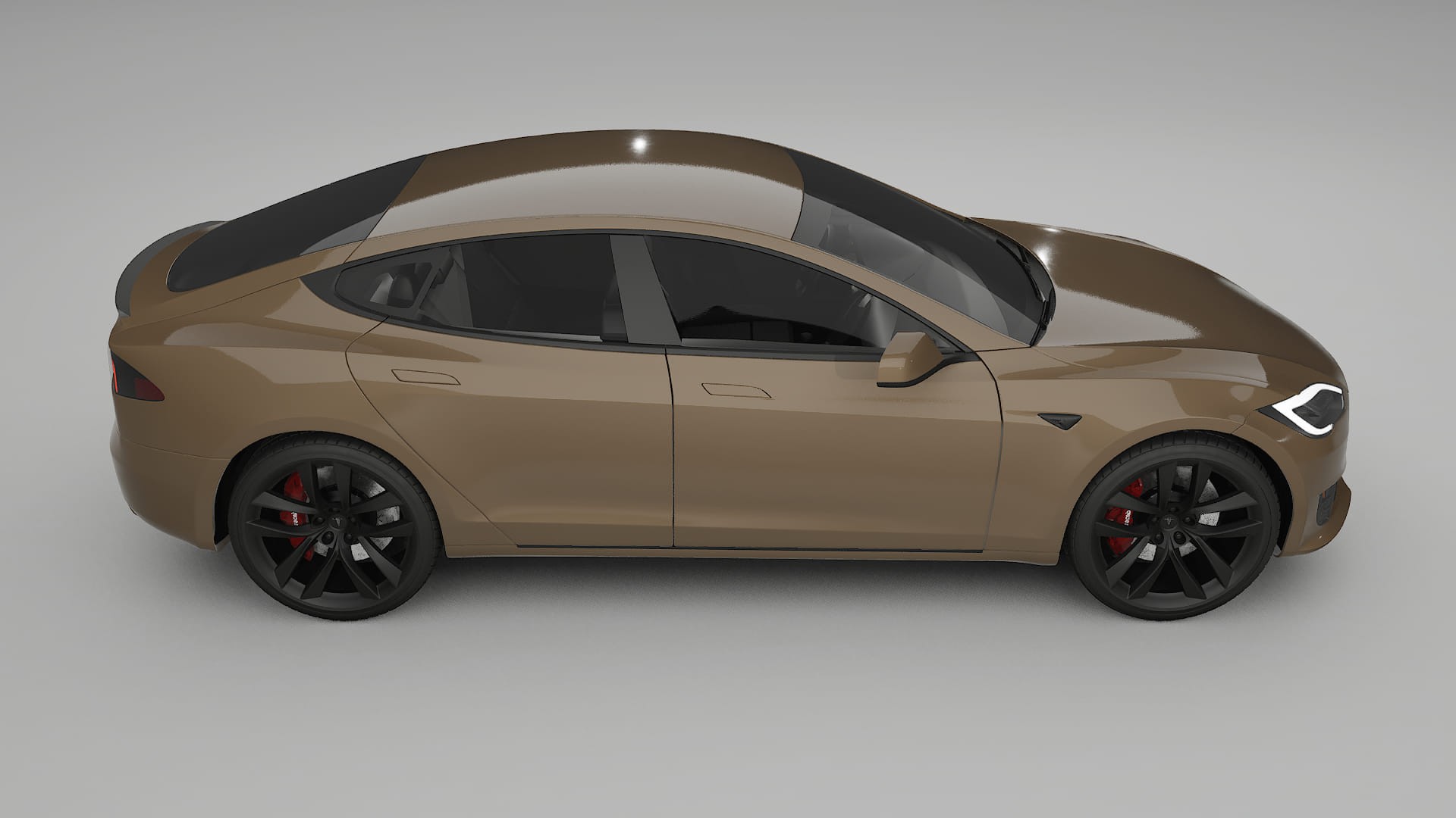 Tesla Model-S Refresh TPU Paint Protection Film | SAHARA Color Change PPF Full Pre-Cut Kit