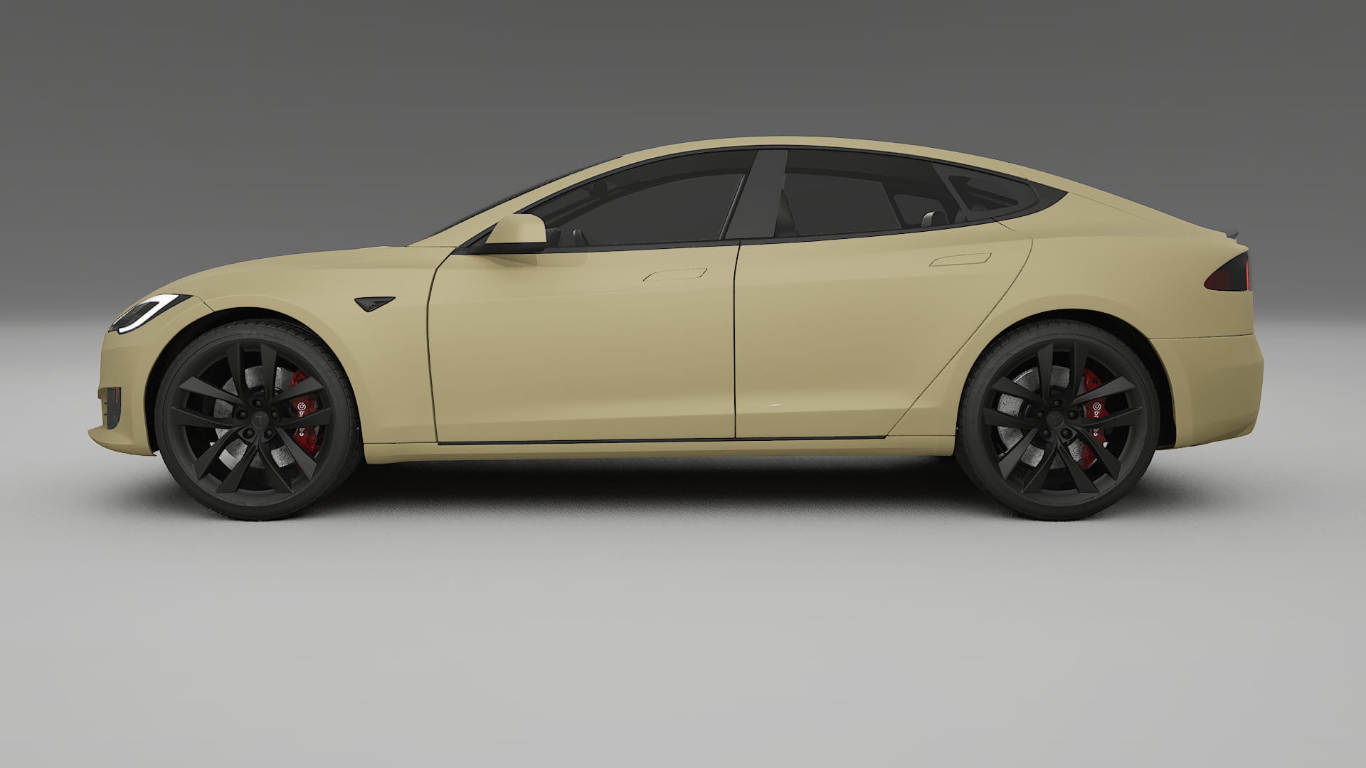 Tesla Model-S Refresh TPU Paint Protection Film | SAND Color Change PPF Full Pre-Cut Kit