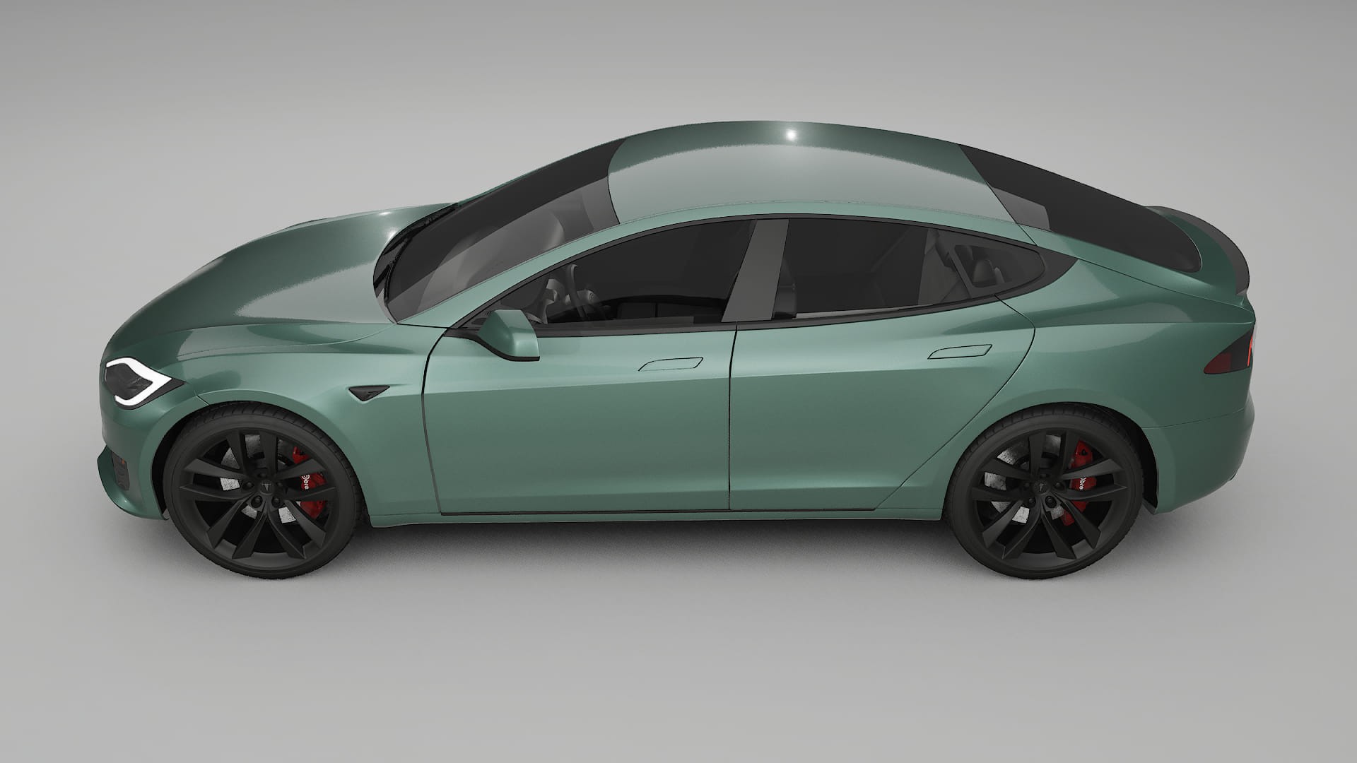 Tesla Model-S Refresh TPU Paint Protection Film | EVERGREEN Color Change PPF Full Pre-Cut Kit