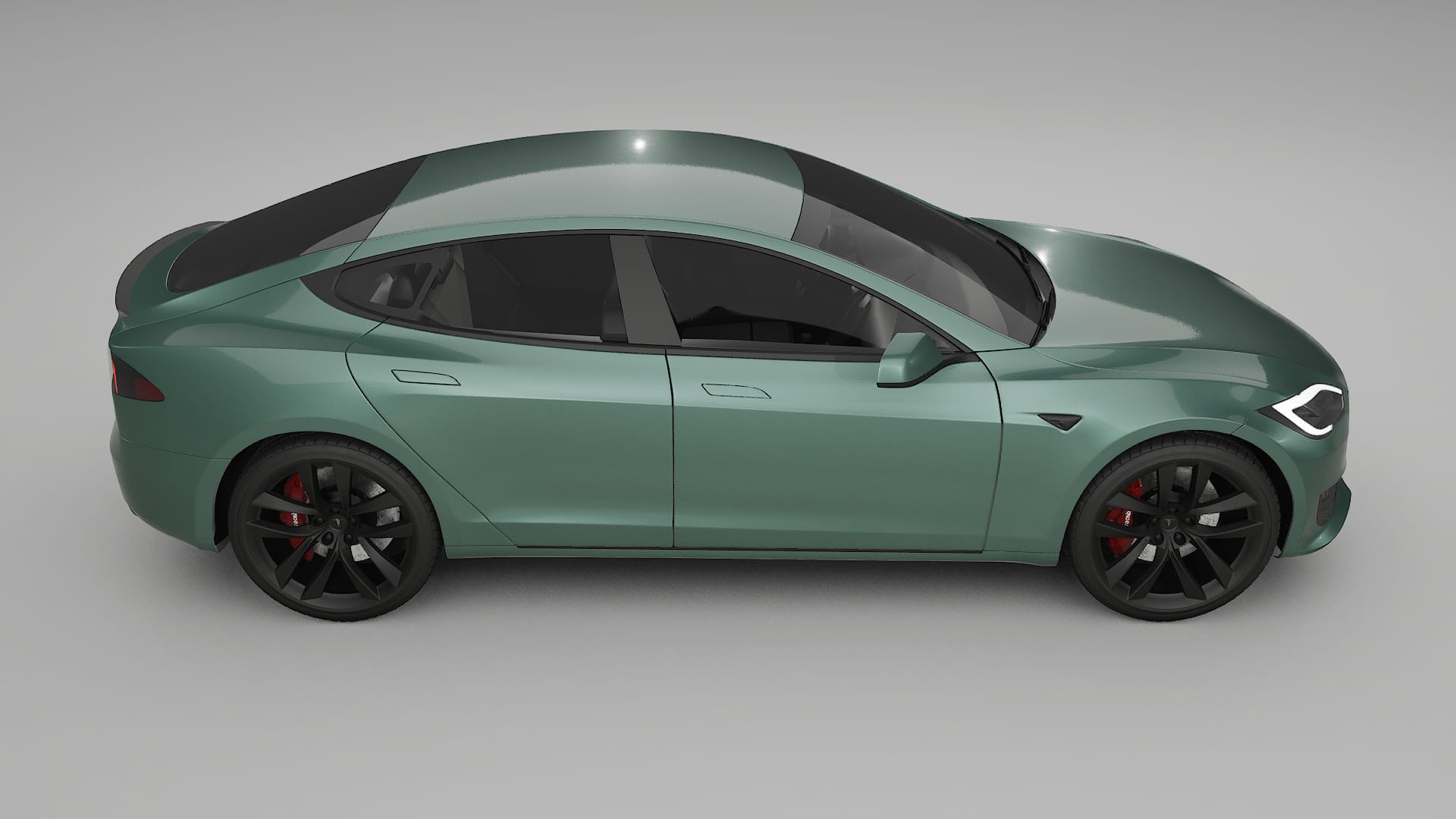 Tesla Model-S Refresh TPU Paint Protection Film | EVERGREEN Color Change PPF Full Pre-Cut Kit