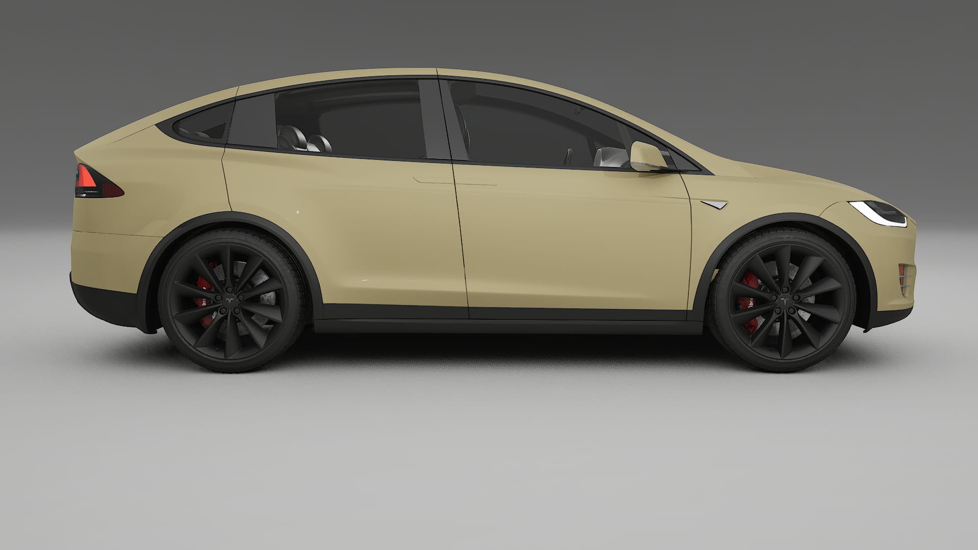 Tesla Model-X TPU Paint Protection Film | SAND Color Change PPF Full Pre-Cut Kit
