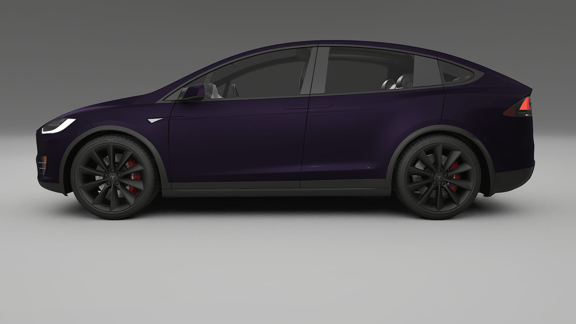 Tesla Model-X TPU Paint Protection Film | VIOLET Color Change PPF Full Pre-Cut Kit
