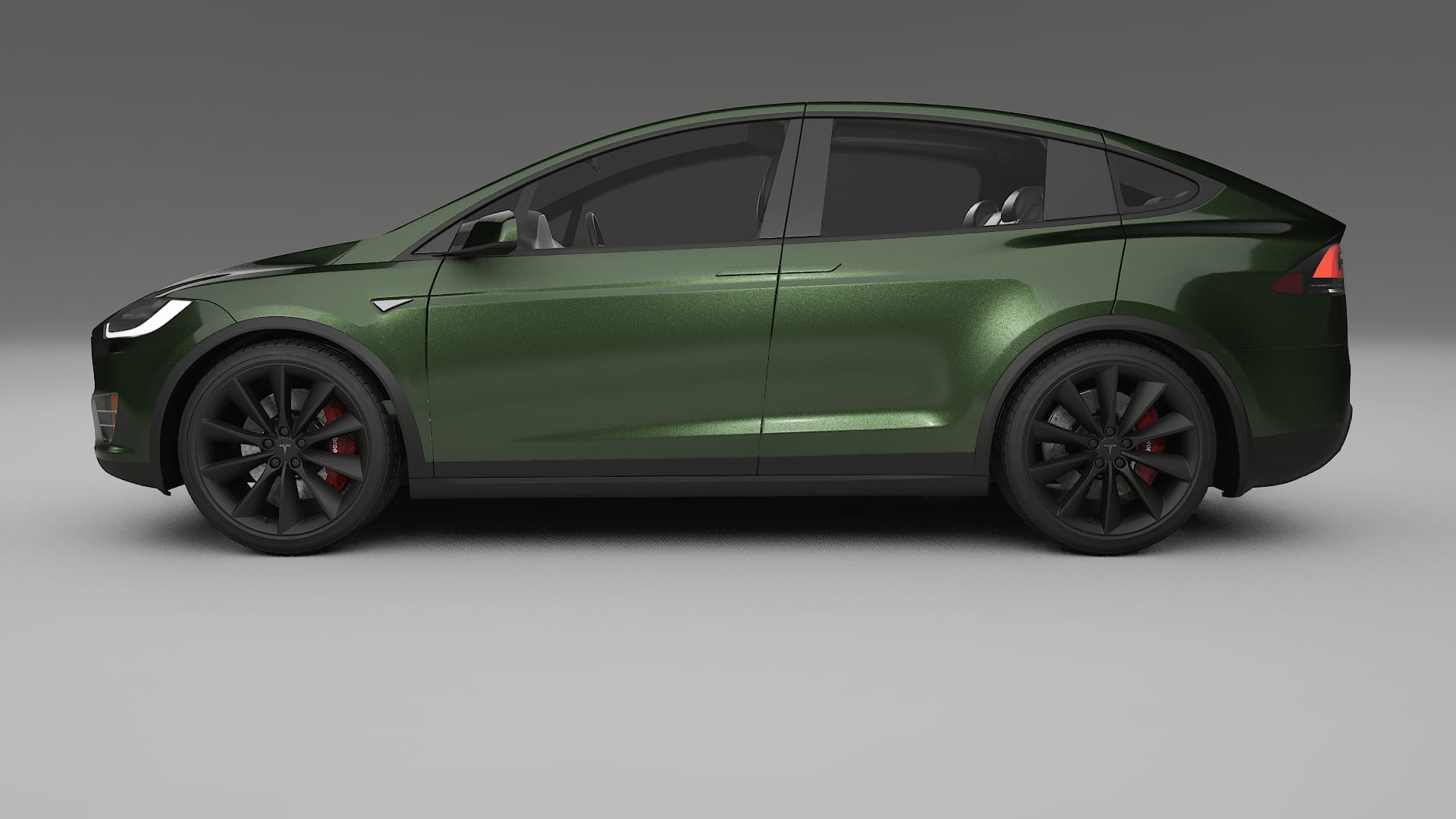 Tesla Model-X TPU Paint Protection Film | LAGOON Color Change PPF Full Pre-Cut Kit
