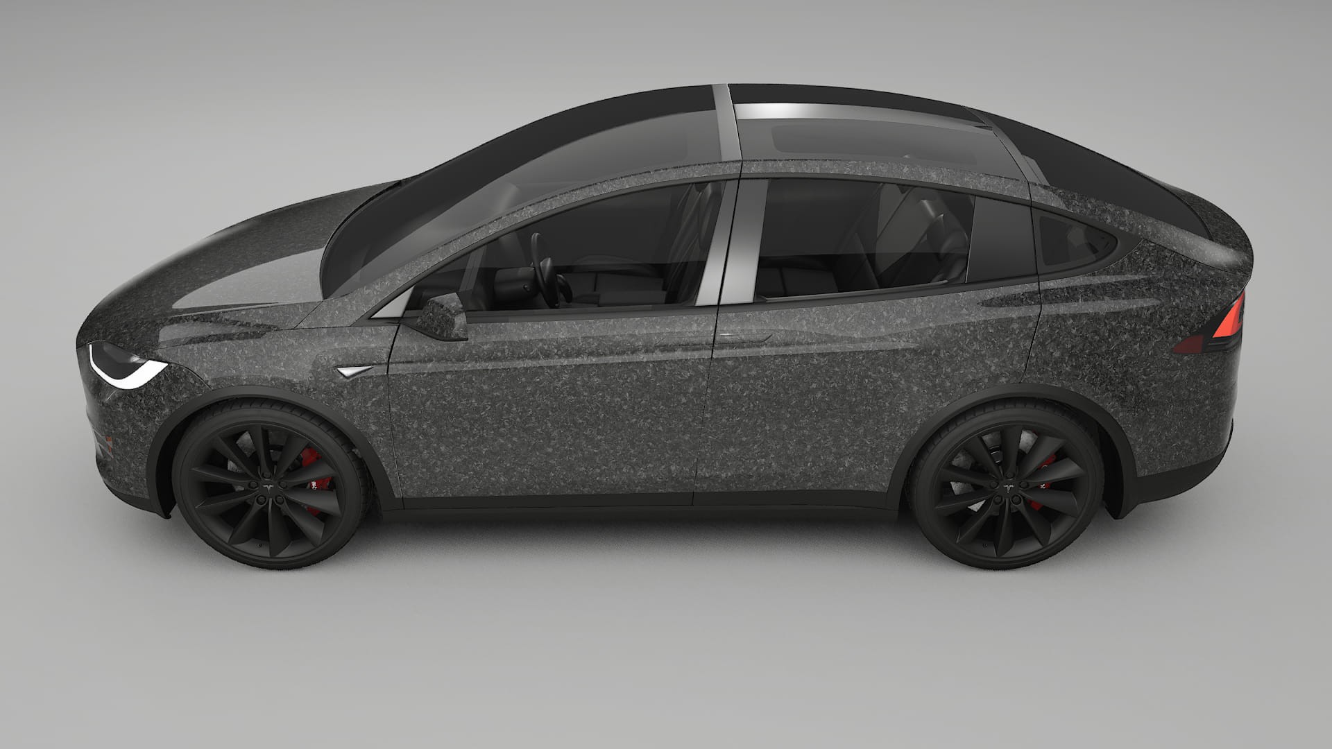 Tesla Model-X TPU Paint Protection Film | FORGED S Color Change PPF Full Pre-Cut Kit