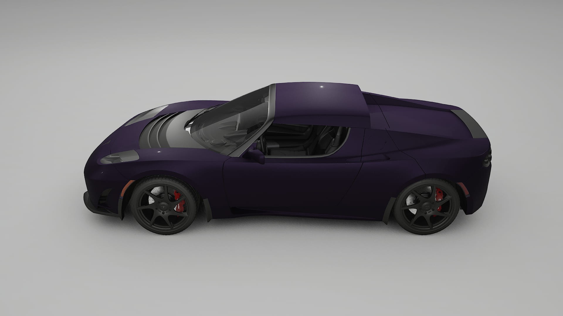 Tesla Roadster 2.5 TPU Paint Protection Film | VIOLET Color Change PPF Full Pre-Cut Kit