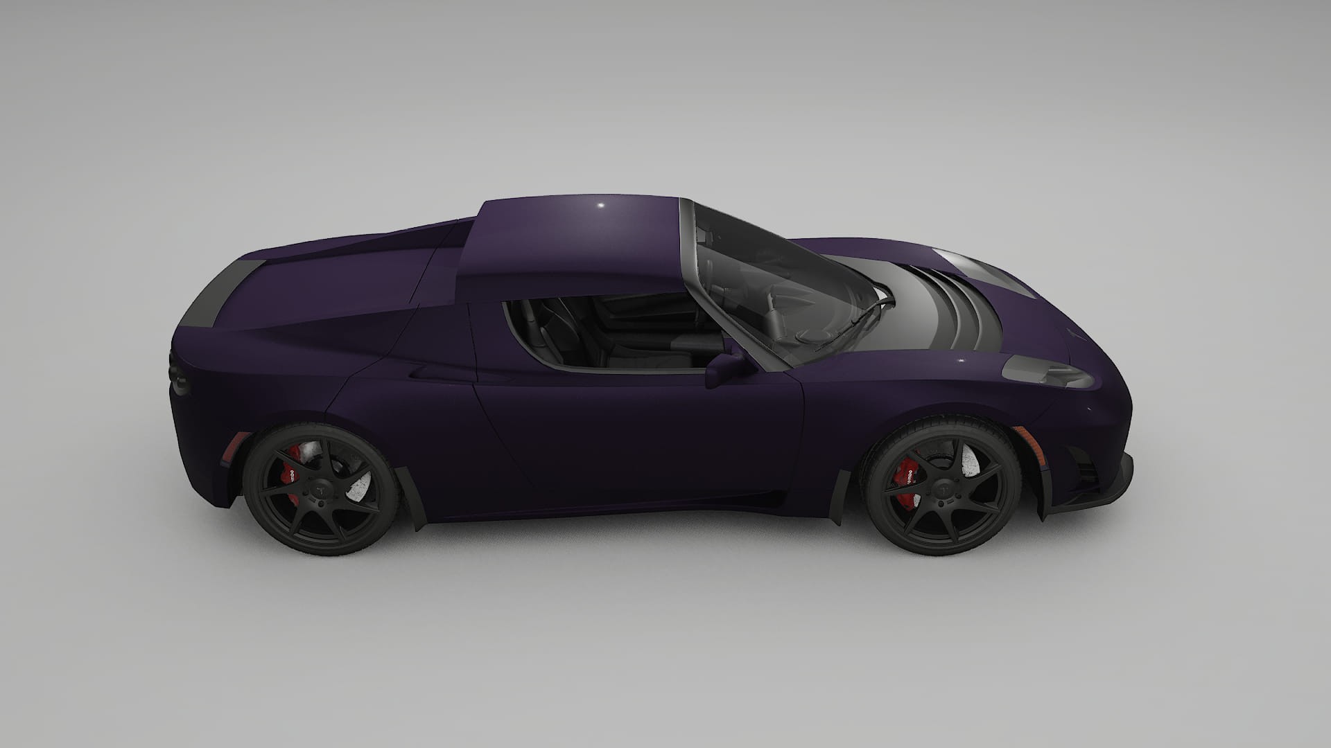 Tesla Roadster 2.5 TPU Paint Protection Film | VIOLET Color Change PPF Full Pre-Cut Kit