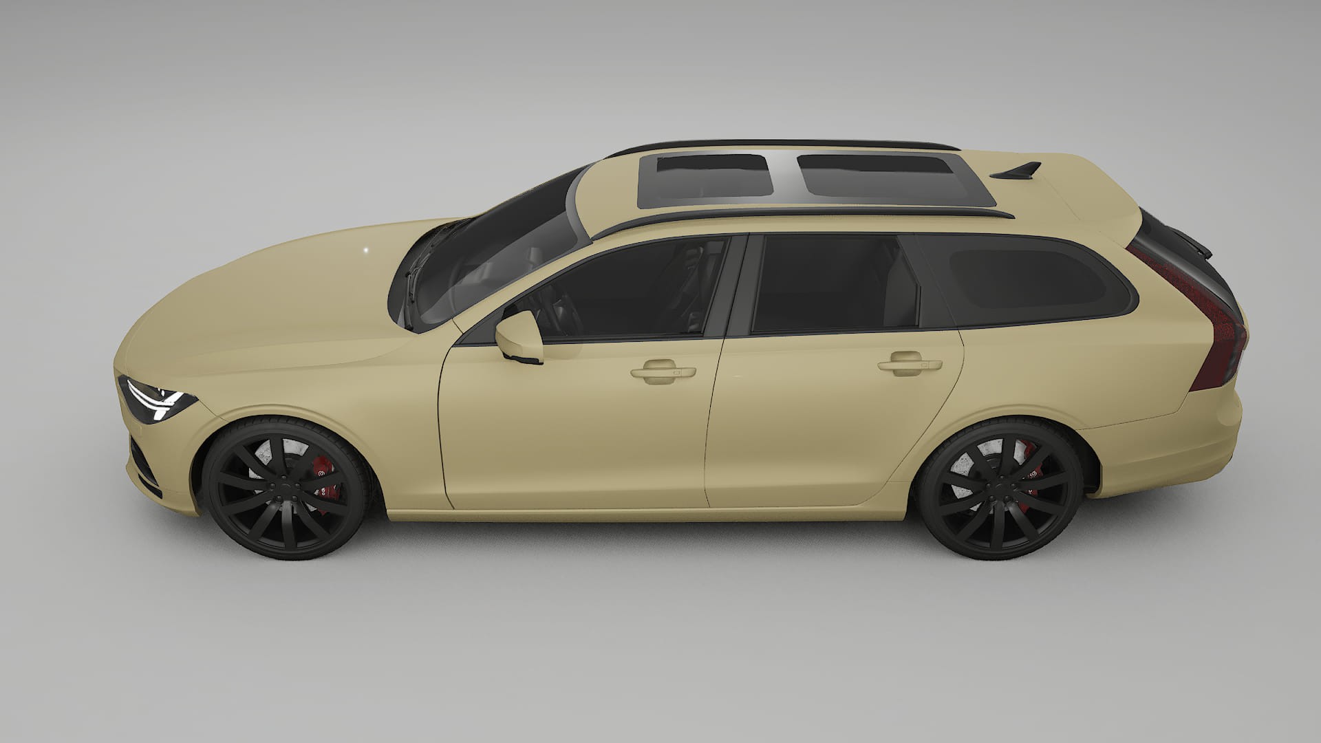 Volvo V90 P5 TPU Paint Protection Film | SAND Color Change PPF Full Pre-Cut Kit