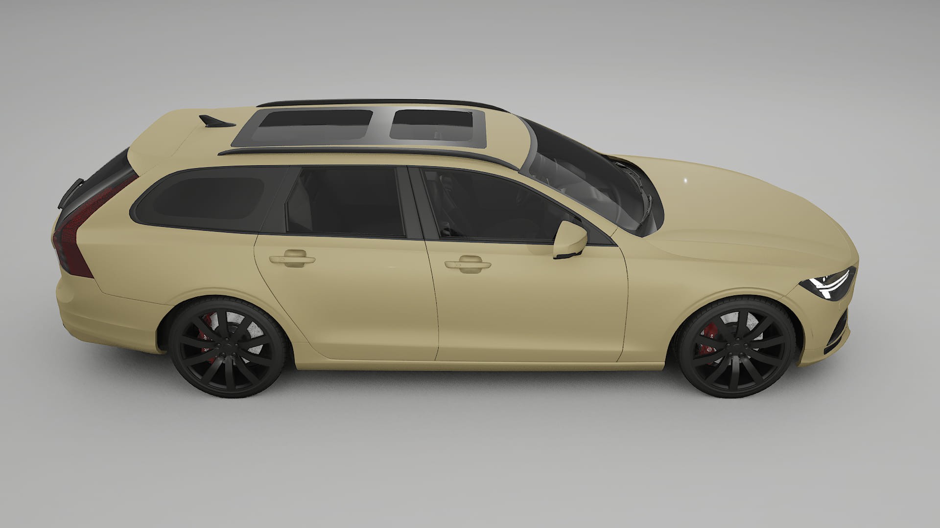 Volvo V90 P5 TPU Paint Protection Film | SAND Color Change PPF Full Pre-Cut Kit