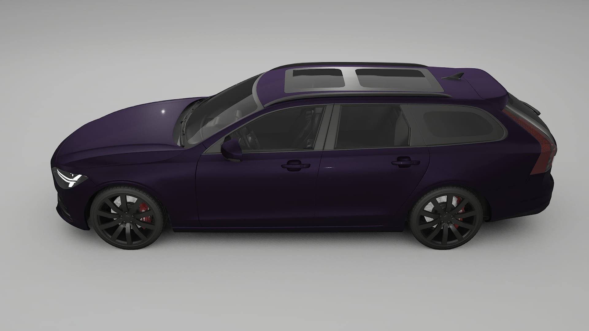 Volvo V90 P5 TPU Paint Protection Film | VIOLET Color Change PPF Full Pre-Cut Kit