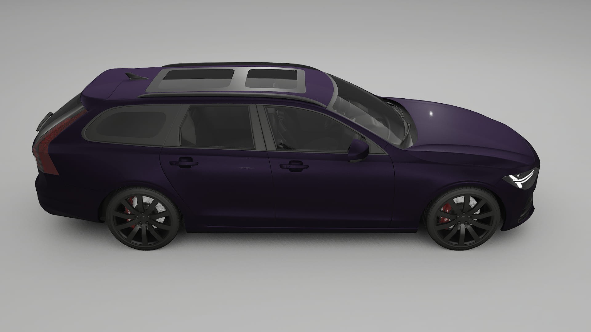 Volvo V90 P5 TPU Paint Protection Film | VIOLET Color Change PPF Full Pre-Cut Kit