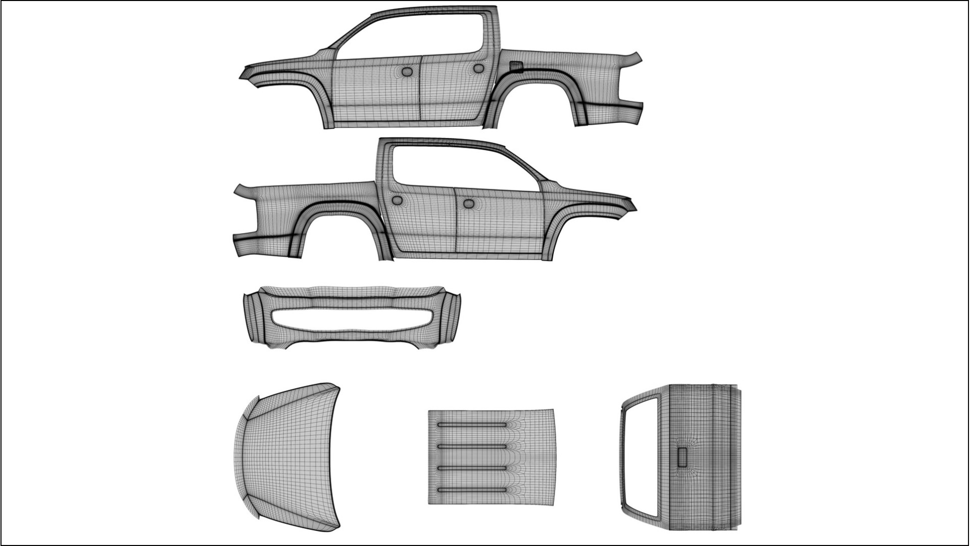 VW Amarok 2H TPU Paint Protection Film | SAND Color Change PPF Full Pre-Cut Kit 2
