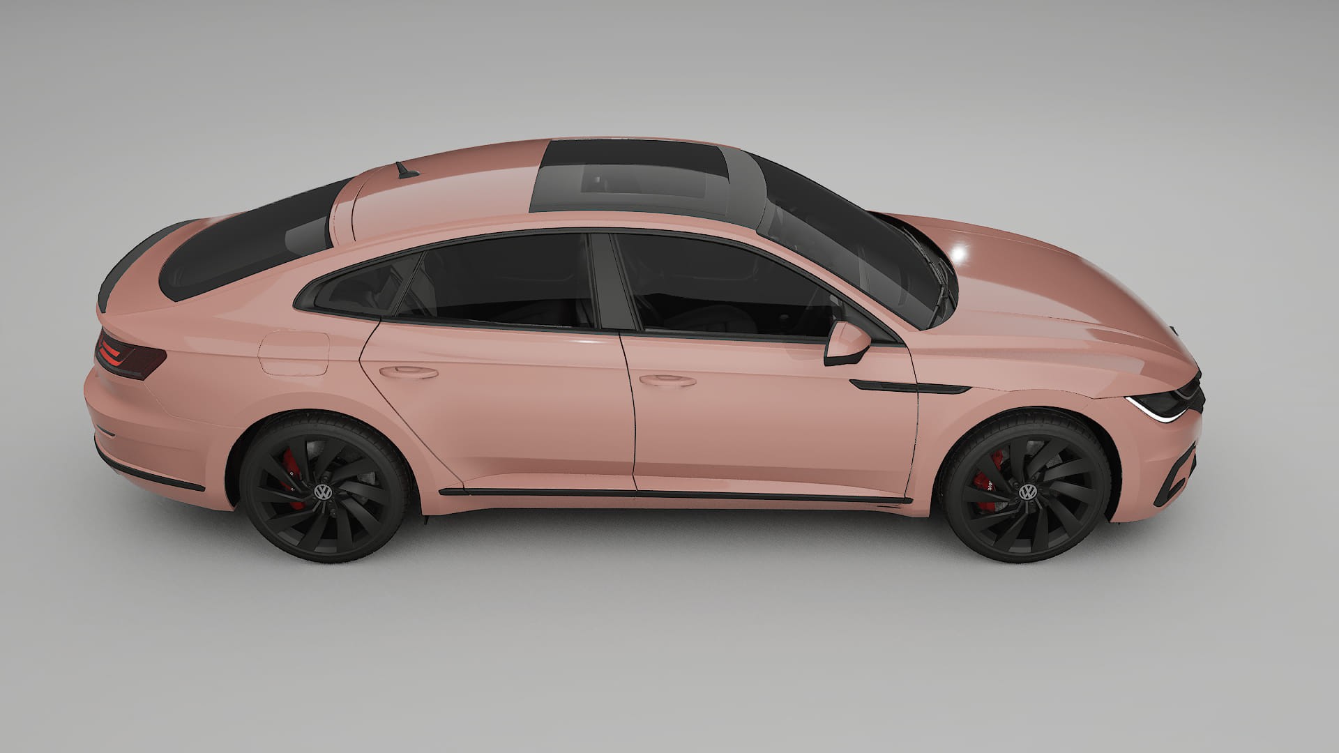 VW Arteon R 3H prefacelift pre-LCI TPU Paint Protection Film | BLUSH Color Change PPF Full Pre-Cut Kit