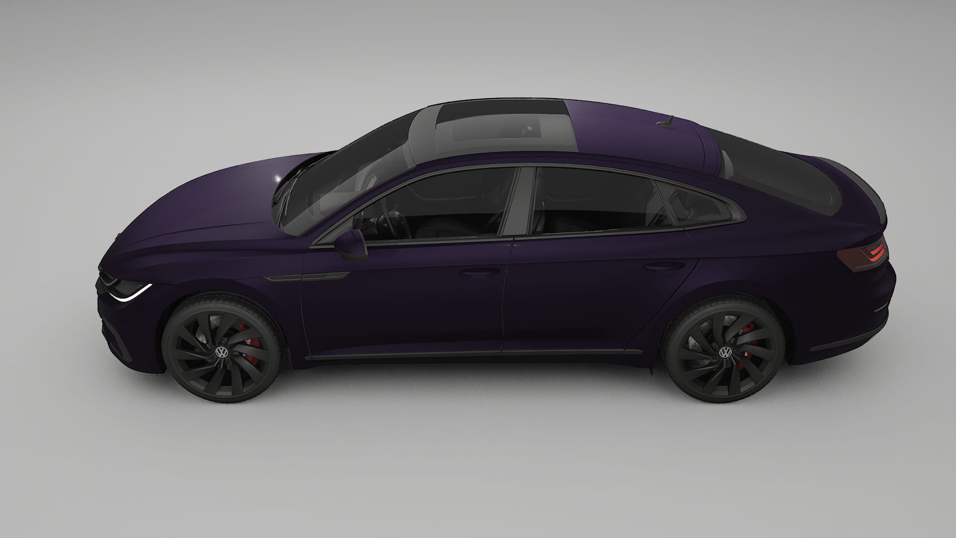 VW Arteon R 3H prefacelift pre-LCI TPU Paint Protection Film | VIOLET Color Change PPF Full Pre-Cut Kit