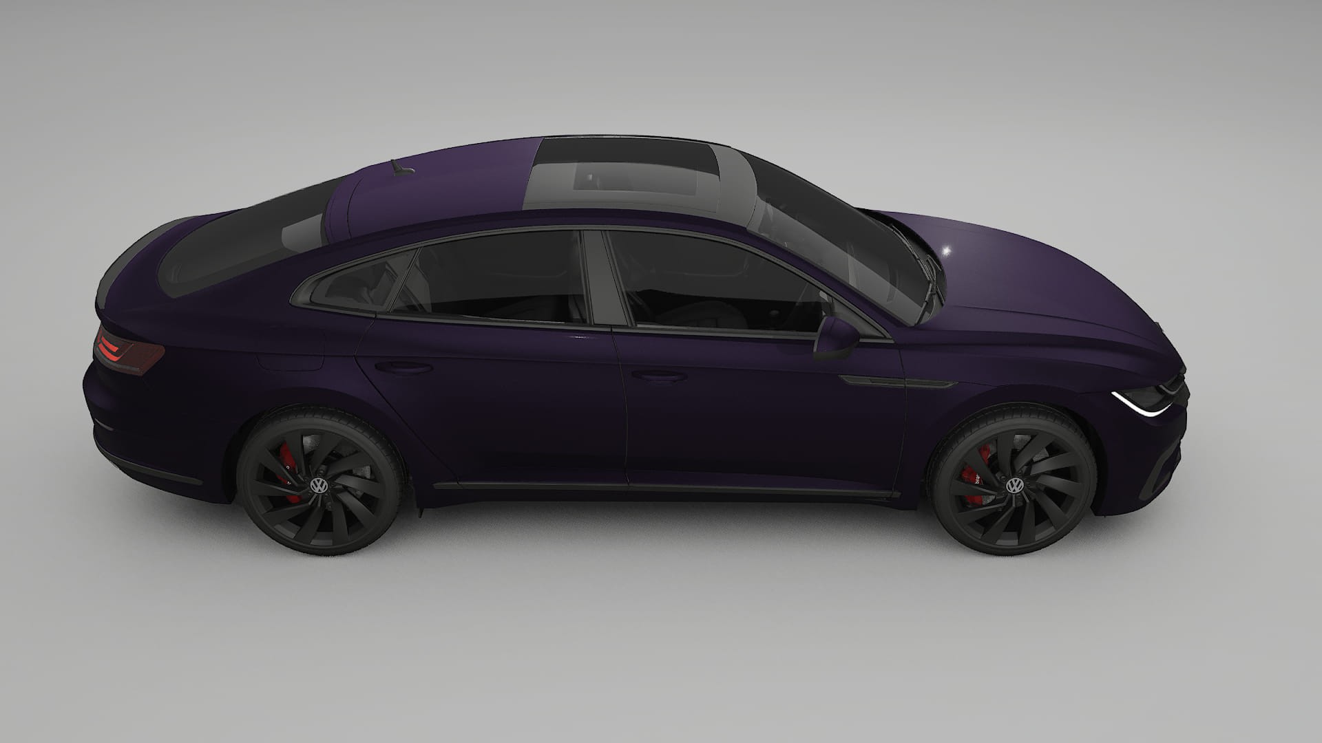 VW Arteon R 3H prefacelift pre-LCI TPU Paint Protection Film | VIOLET Color Change PPF Full Pre-Cut Kit