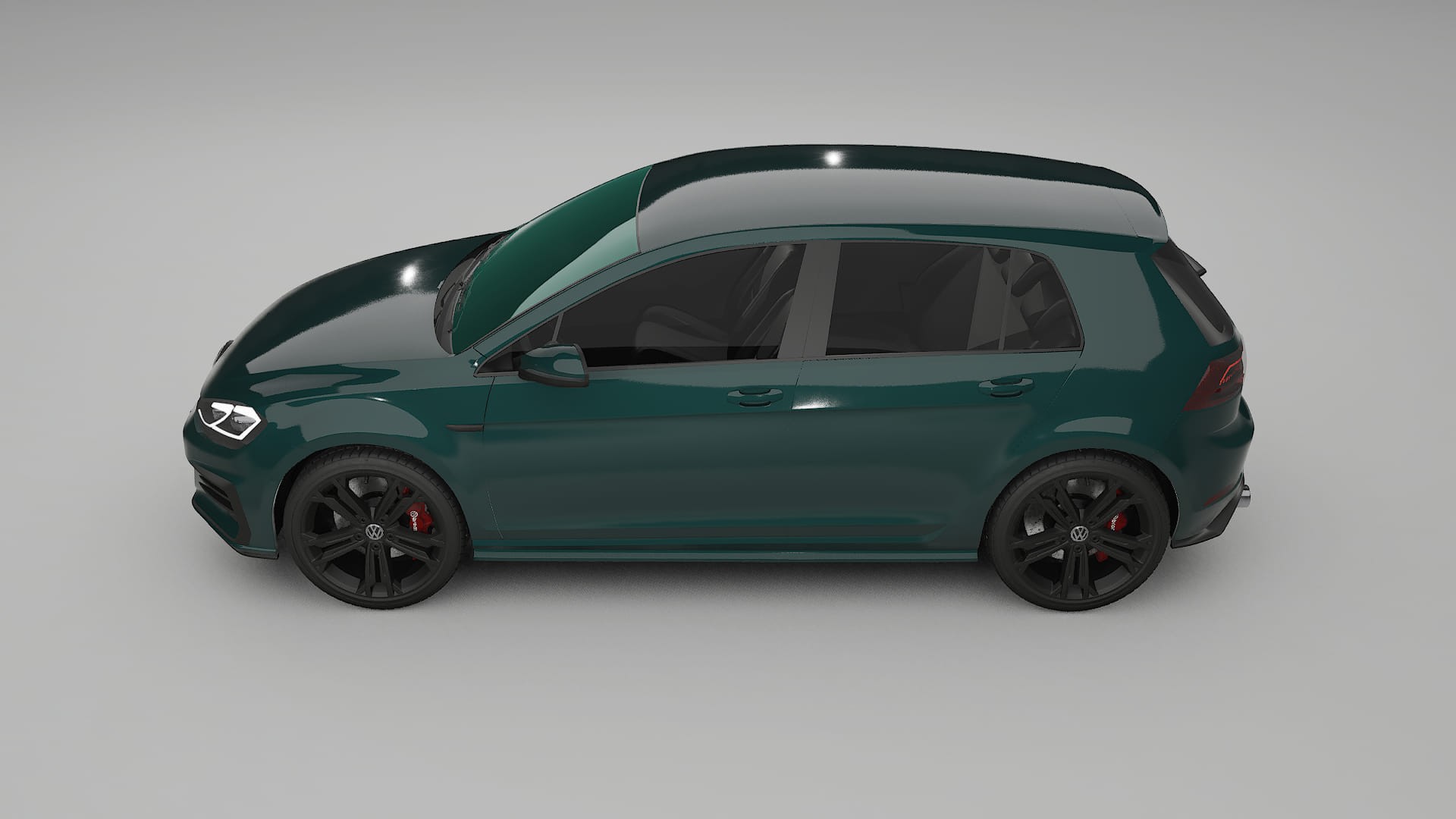 VW Golf Mk7 TPU Paint Protection Film | INFERNO Color Change PPF Full Pre-Cut Kit