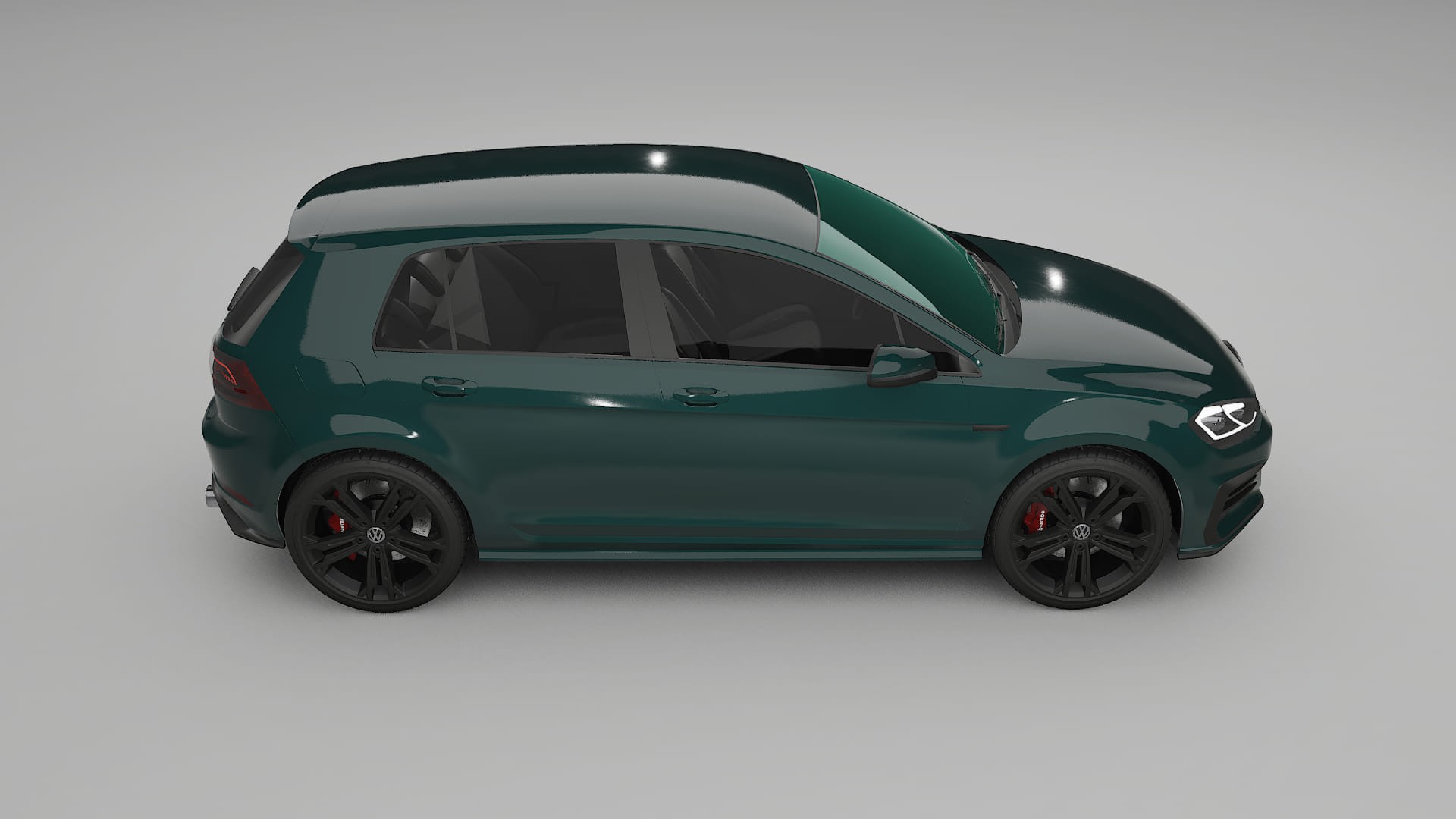 VW Golf Mk7 TPU Paint Protection Film | INFERNO Color Change PPF Full Pre-Cut Kit