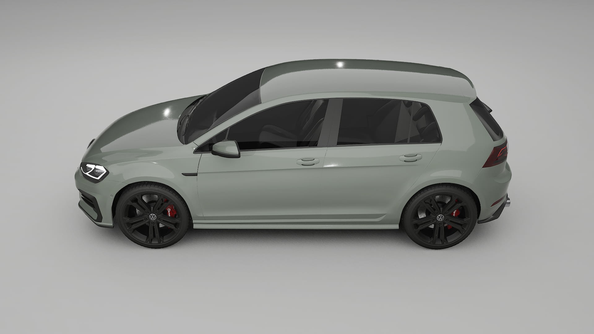 VW Golf Mk7 TPU Paint Protection Film | SLATE Color Change PPF Full Pre-Cut Kit