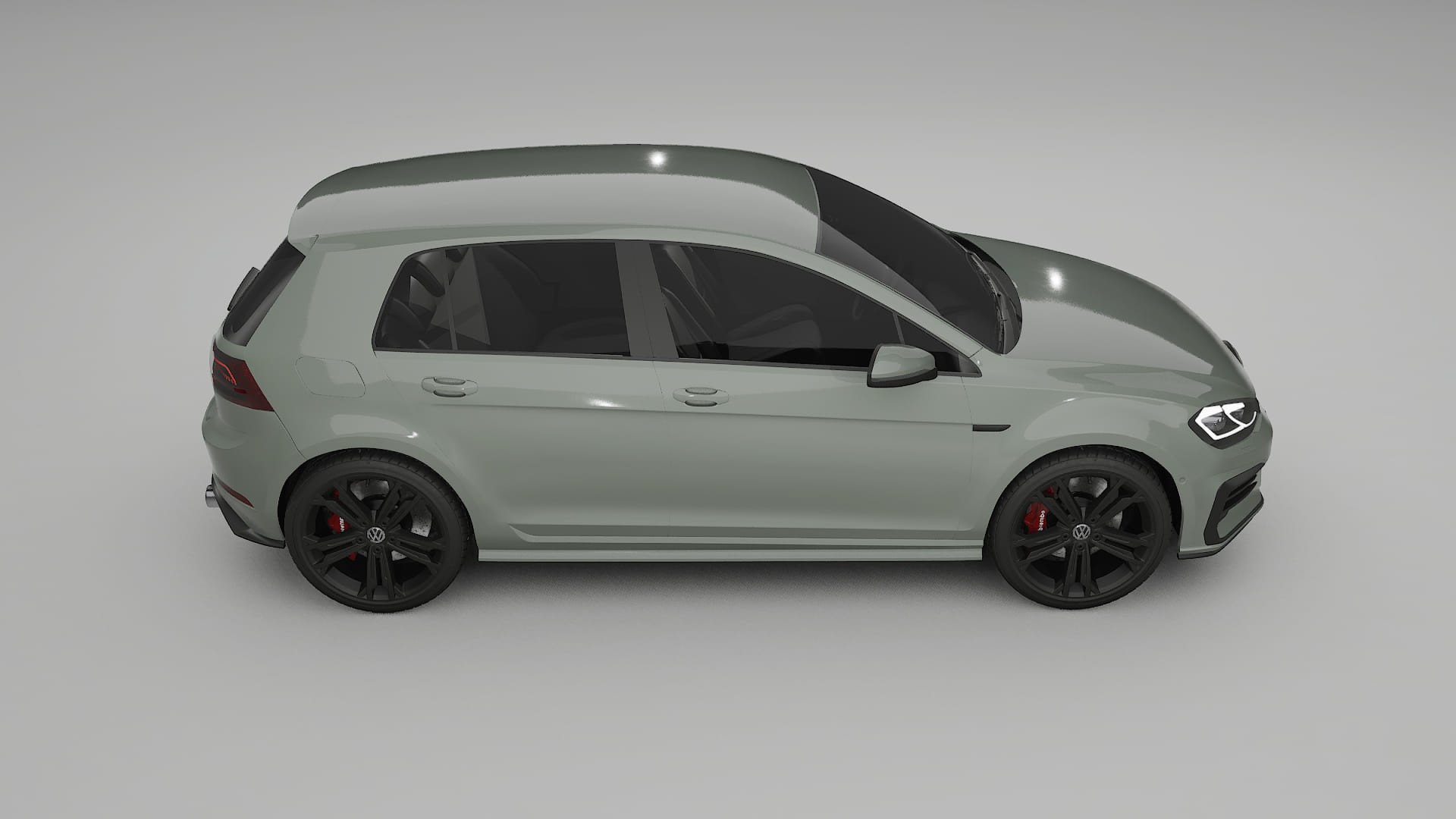 VW Golf Mk7 TPU Paint Protection Film | SLATE Color Change PPF Full Pre-Cut Kit