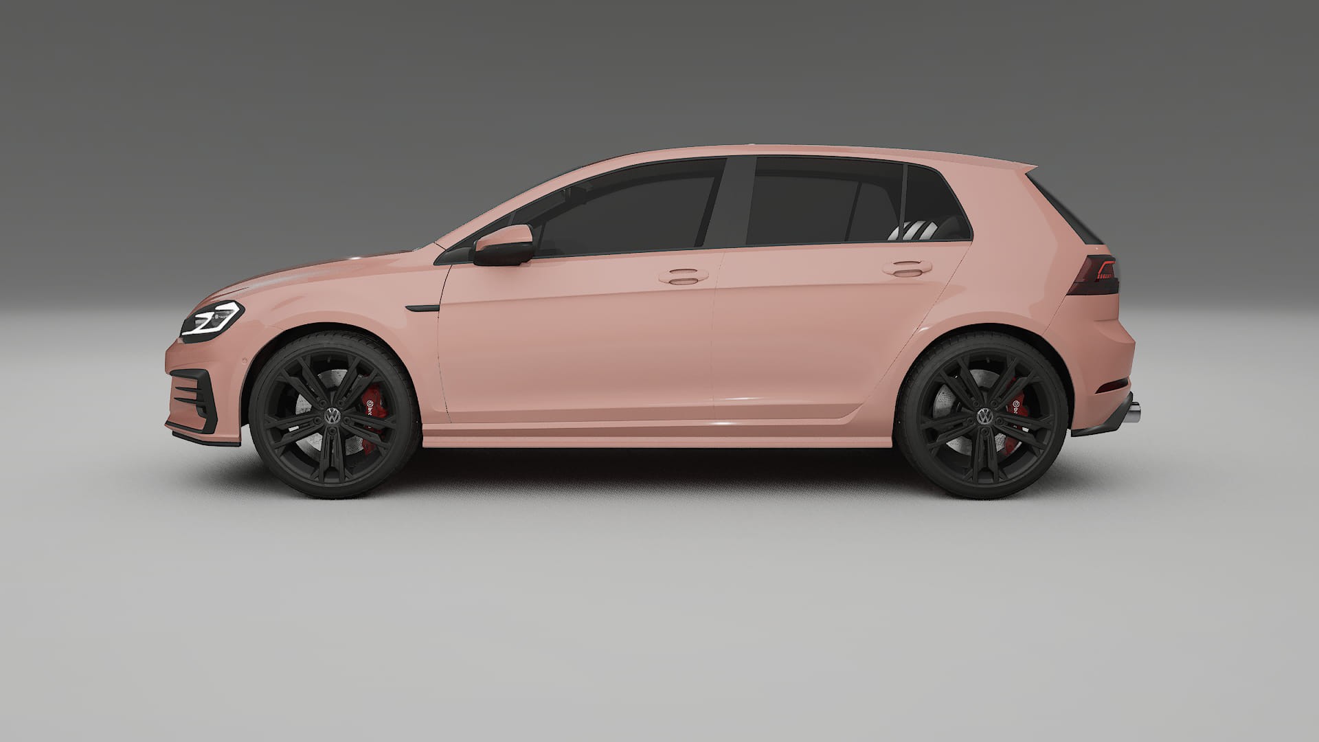 VW Golf Mk7 TPU Paint Protection Film | BLUSH Color Change PPF Full Pre-Cut Kit