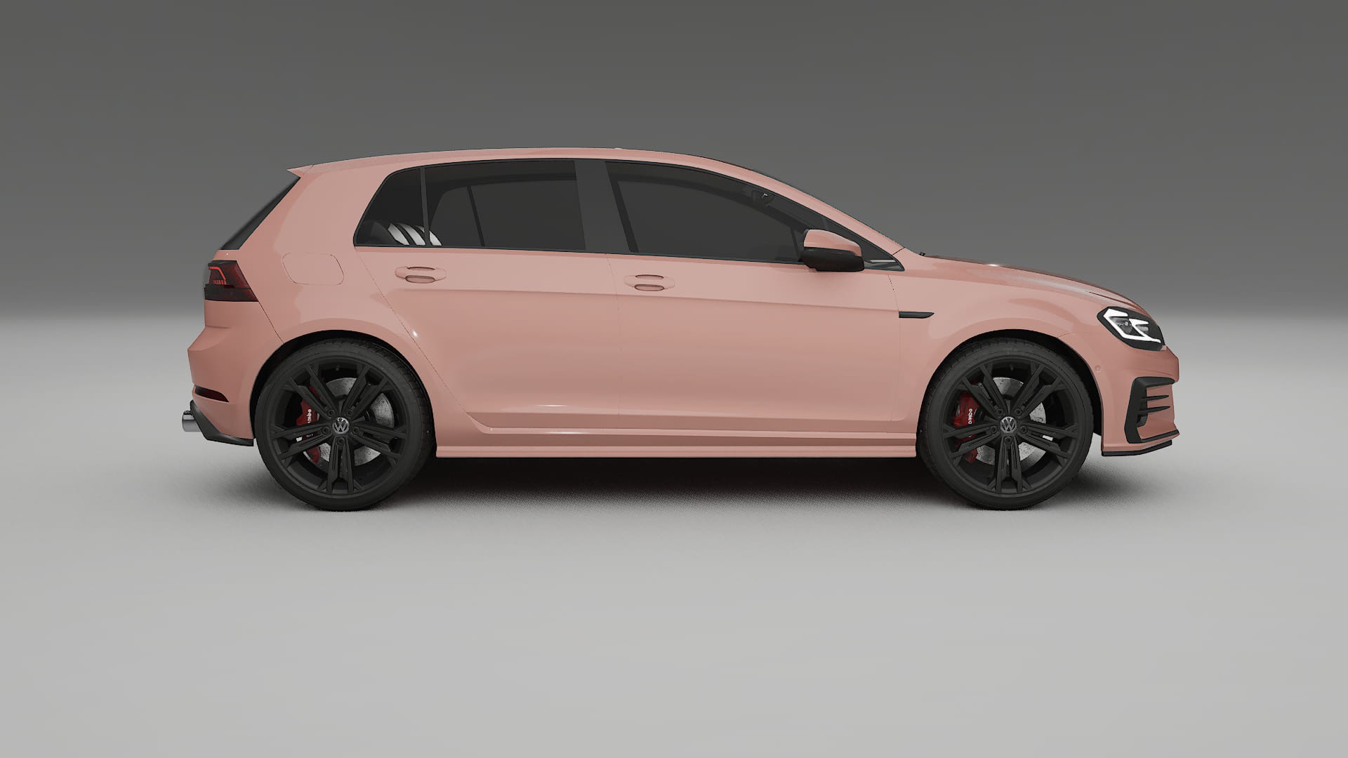 VW Golf Mk7 TPU Paint Protection Film | BLUSH Color Change PPF Full Pre-Cut Kit